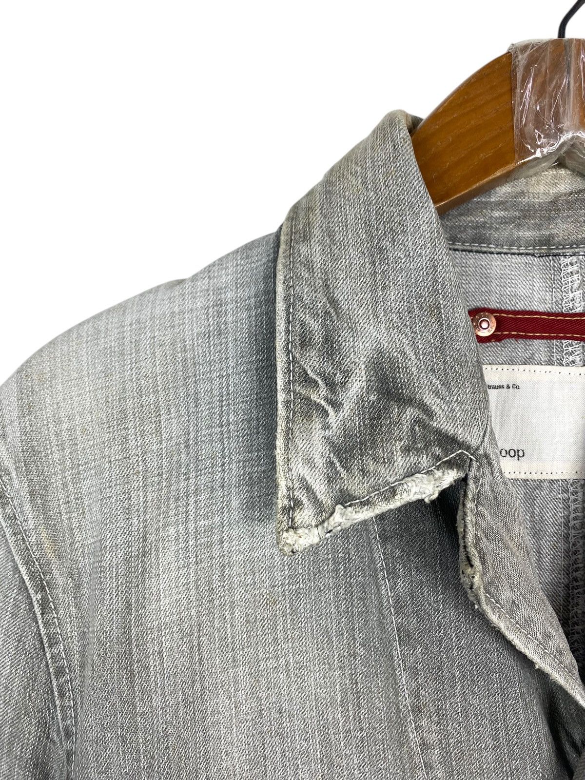 Levi's Rare‼️ Levi's Redloop Distressed Denim Chore Jacket Size US M / EU 48-50 / 2 - 13 Thumbnail