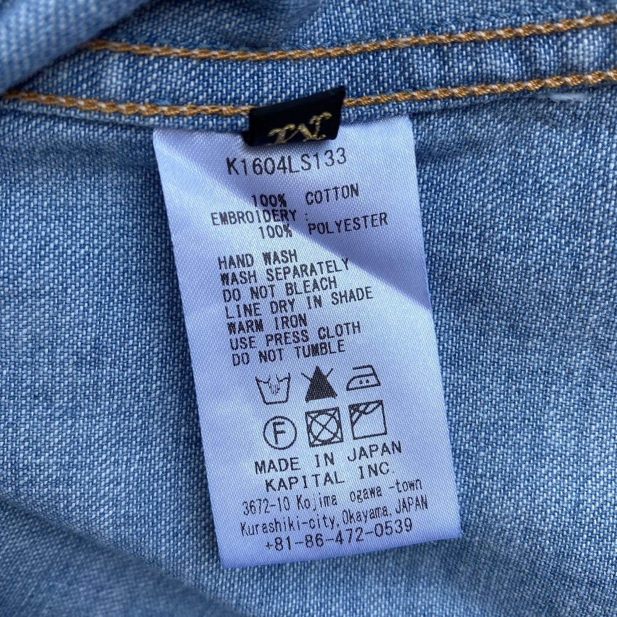 Kapital Kapital Heart Patch Denim Shirt Size US M / EU 48-50 / 2 - 6 Thumbnail