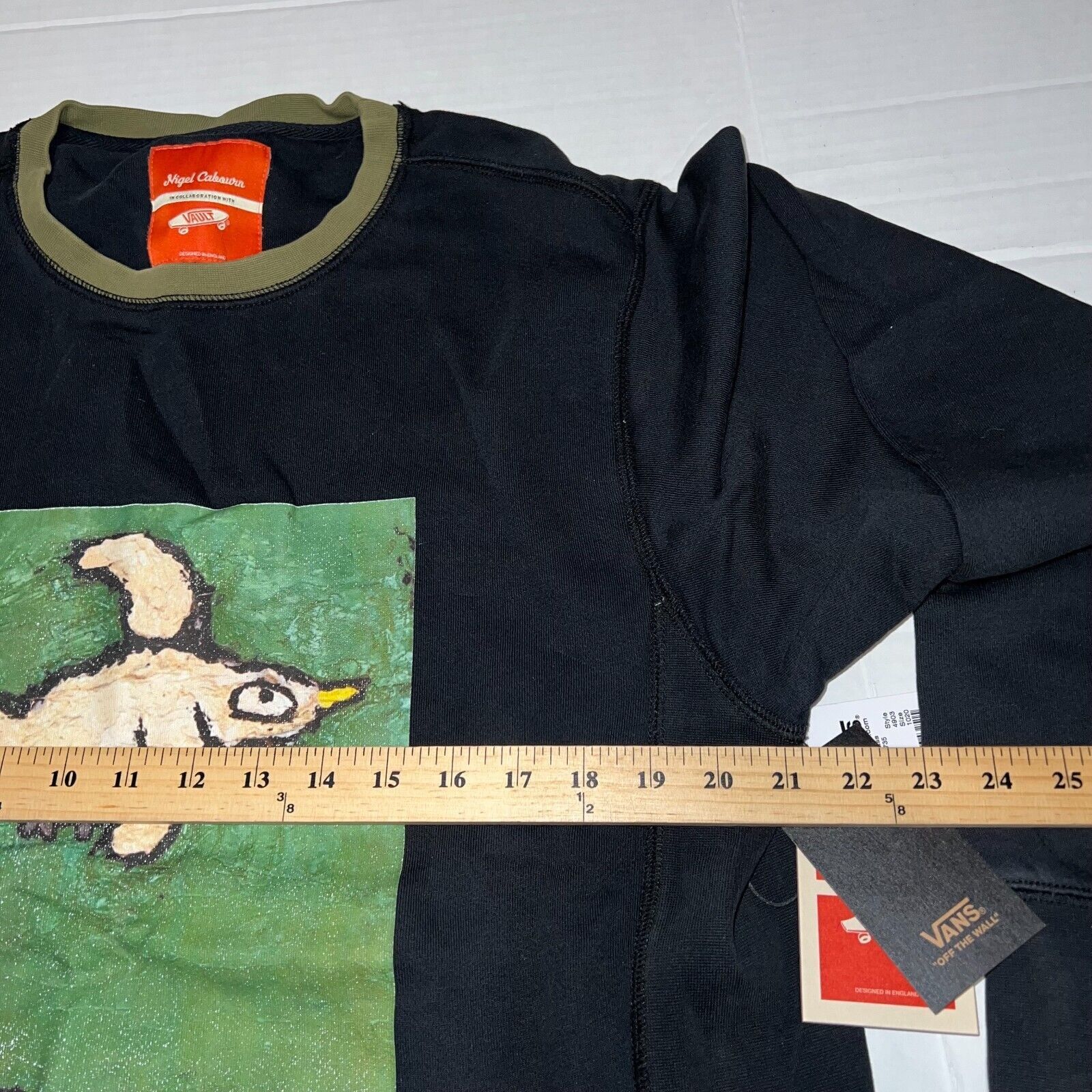 Vans Vans Sweatshirt Medium New Vault Nigel Cab Anthracite OBAN Size US M / EU 48-50 / 2 - 7 Thumbnail