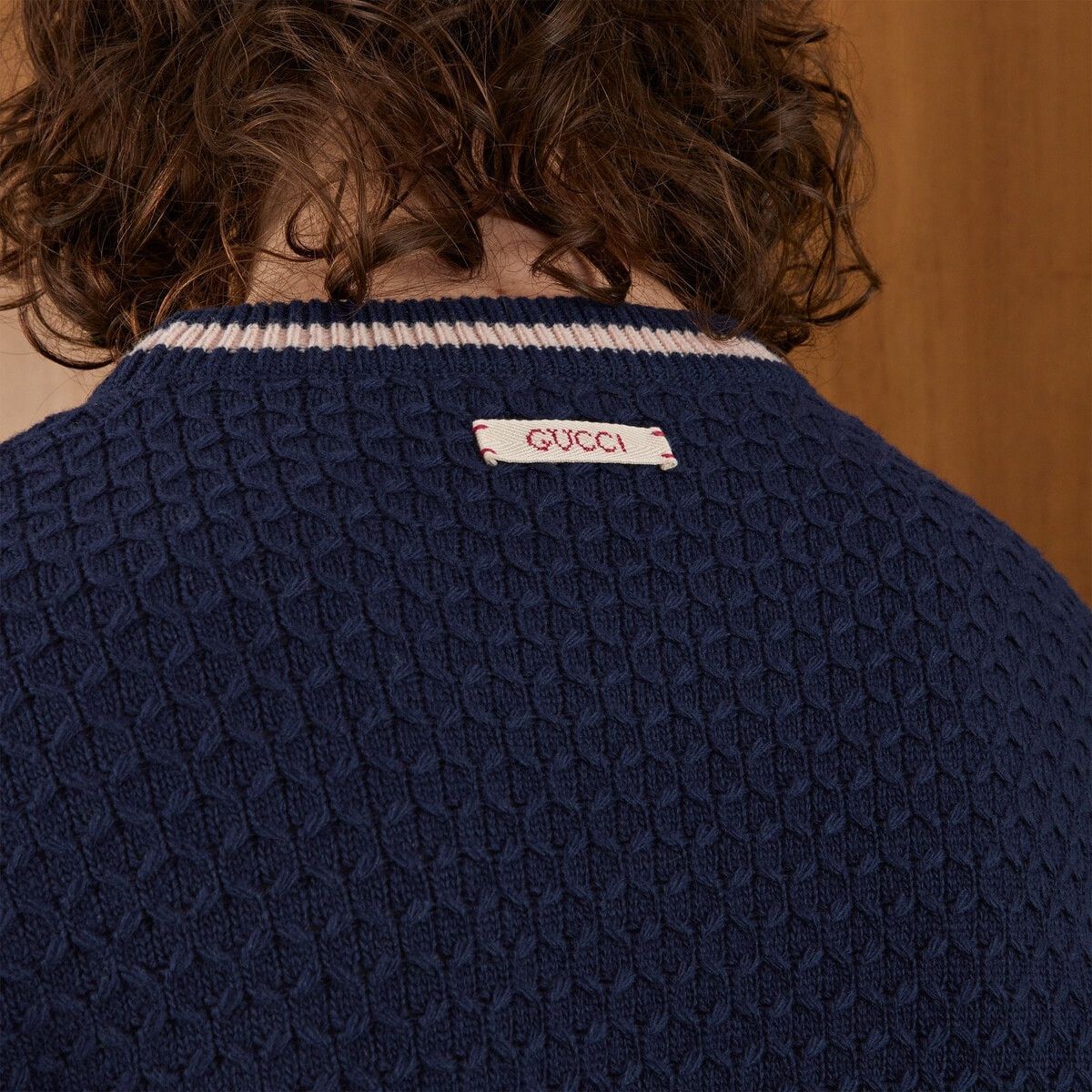 Gucci oc11z1025 Knitted Wool Sweater in Navy Size US S / EU 44-46 / 1 - 4 Thumbnail