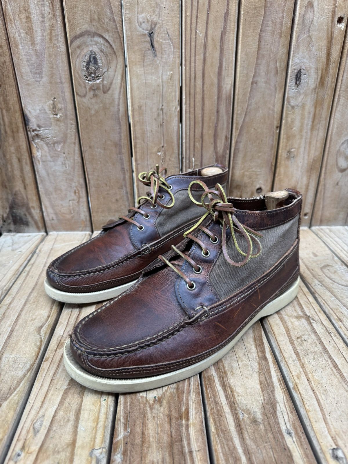 Red Wing Red Wing 9190 waxed Canvas leather chukka boots US 9 E UK 8 Size US 9 / EU 42 - 23 Thumbnail