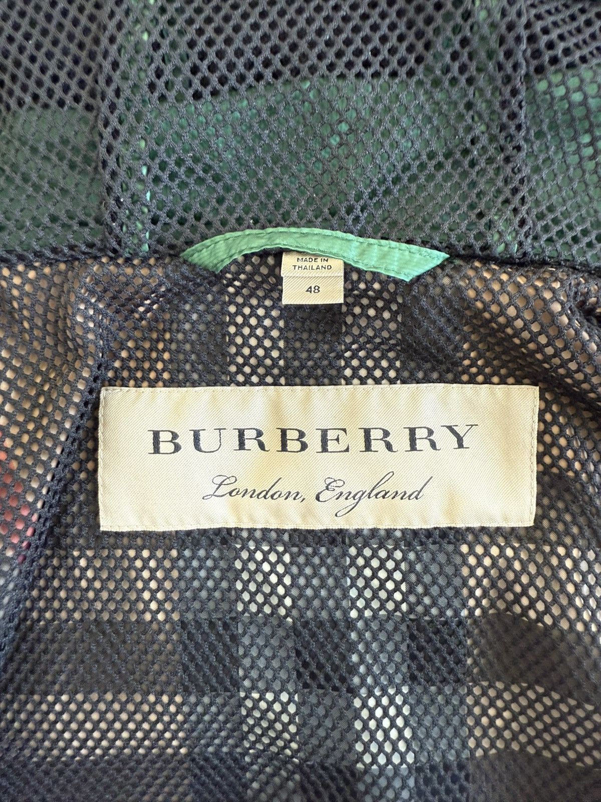 Burberry Burberry Green Windbreaker Size US XL / EU 56 / 4 - 4 Thumbnail