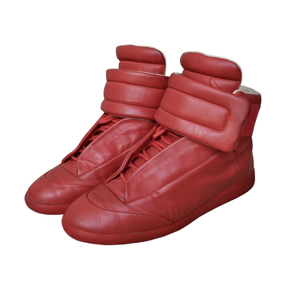 Maison Margiela Maison Margiela Future Red High Top Sneakers