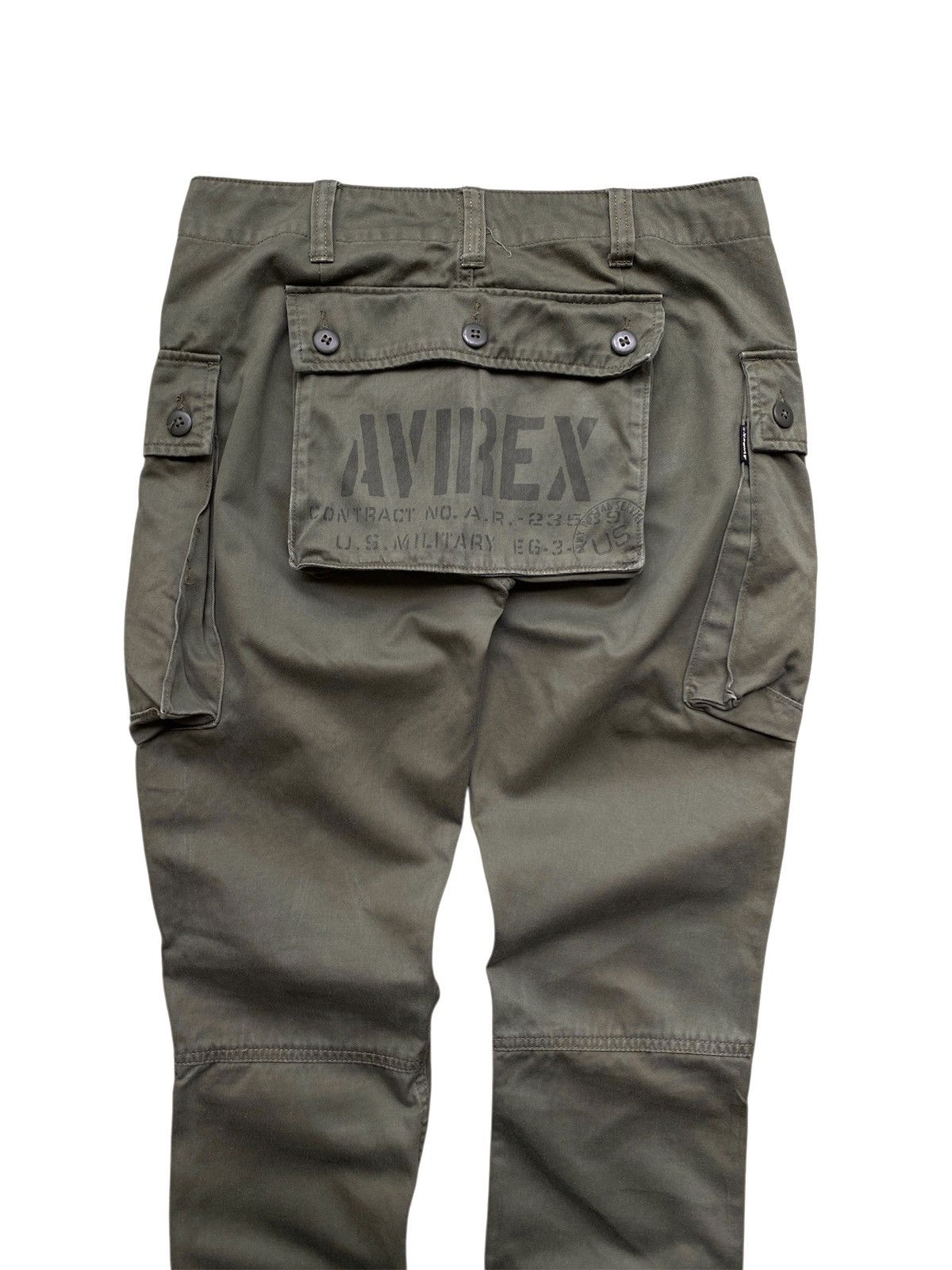Avirex × Vintage Vintage Avirex Fatigue Military Tactical Monkey Pants Slim Size US 31 - 3 Thumbnail