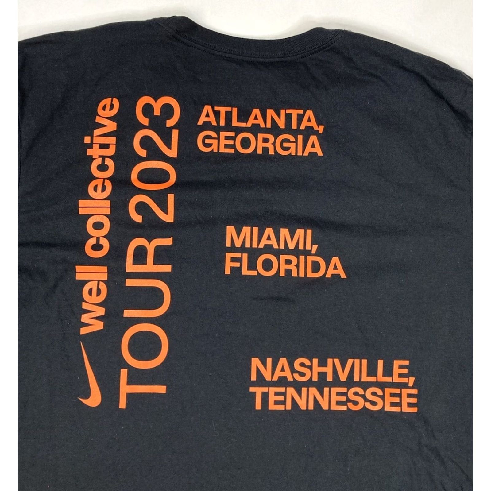 Nike Nike Well Collective Tour 2023 Graphic T-shirt Men XL Black Short Sleeve Size US XL / EU 56 / 4 - 2 Thumbnail