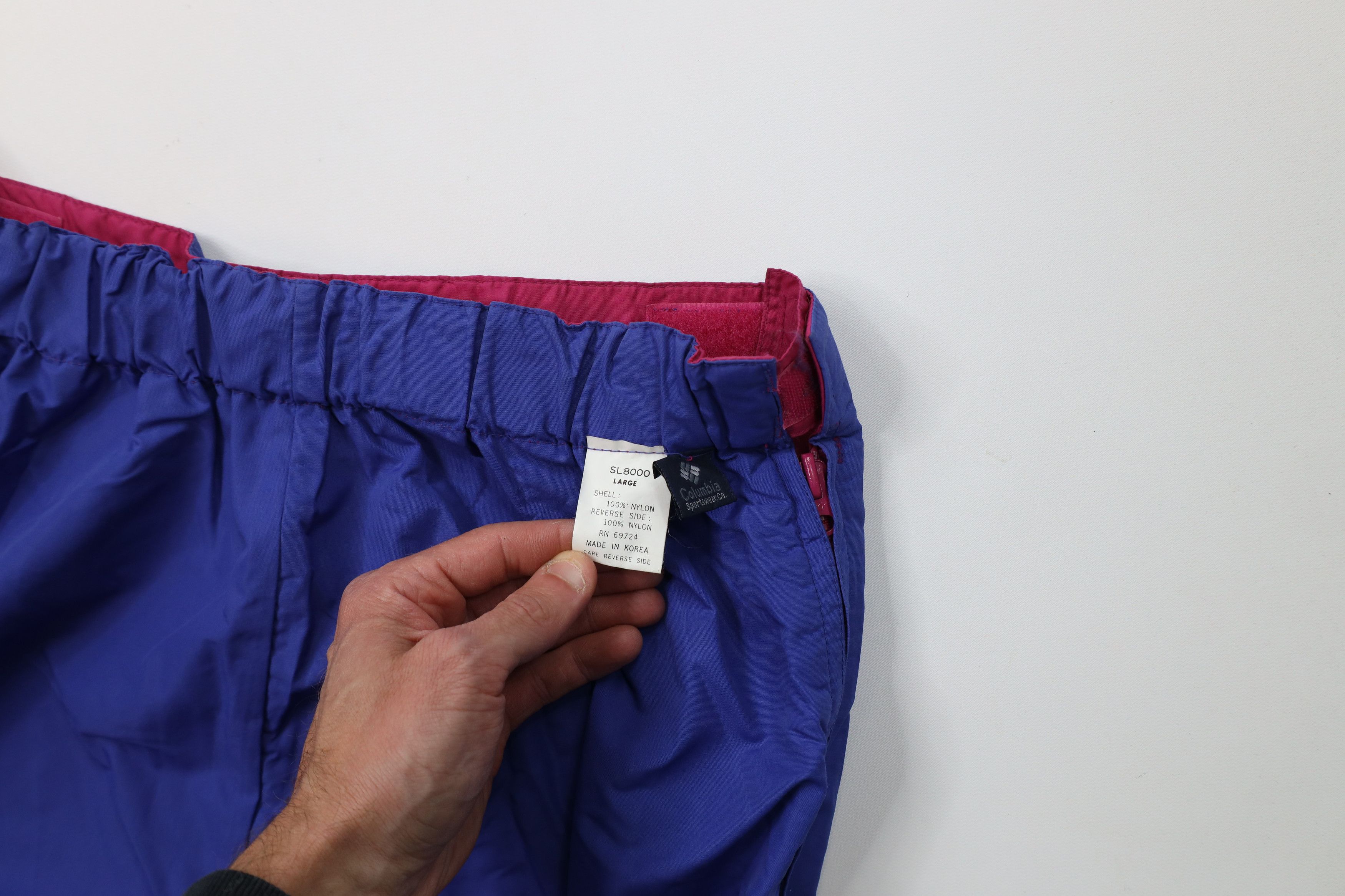 Columbia Vintage 90s Columbia Reversible Hiking Trekking Rain Pants Size 30" / US 8 / IT 44 - 8 Thumbnail