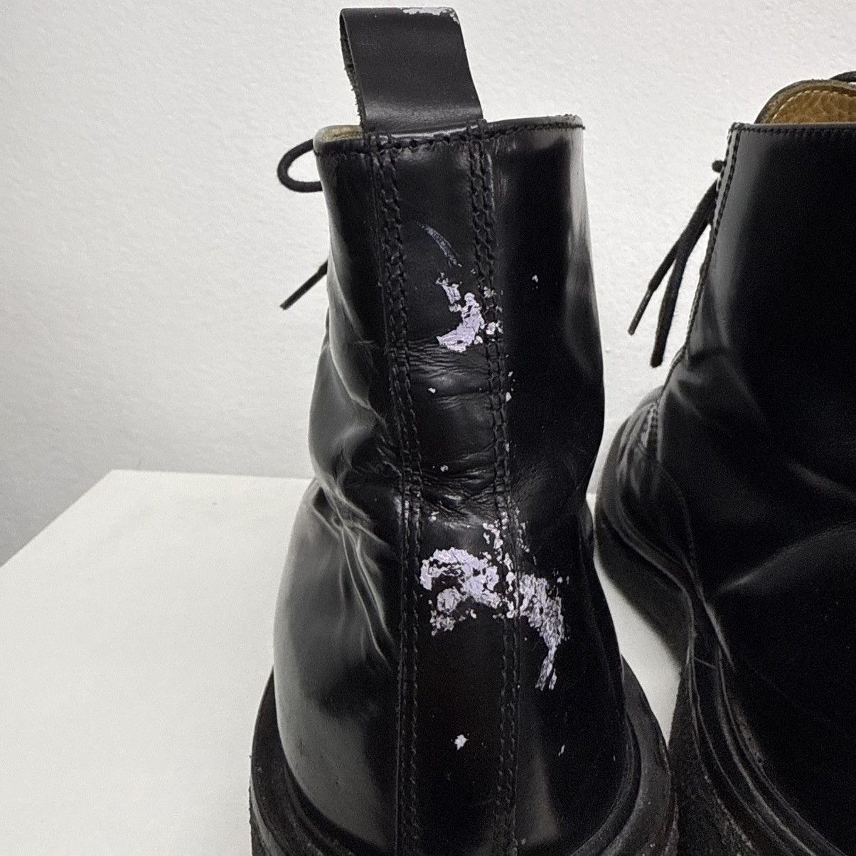 AMI Ami Alexandre Mattiussi combat boots laced up splatter Size US 10 / EU 43 - 4 Thumbnail