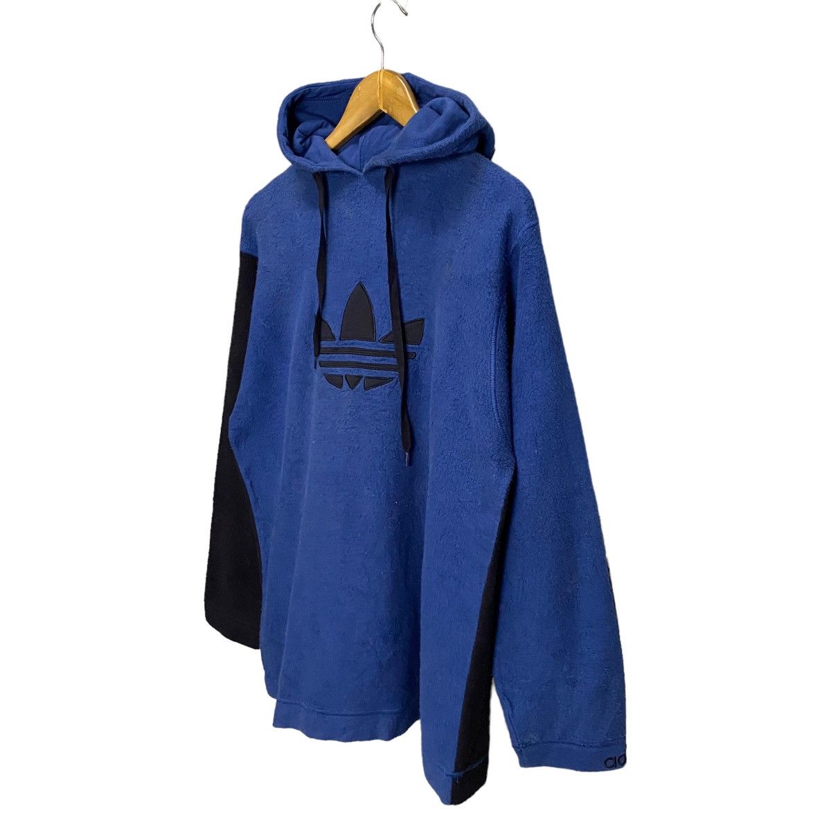Adidas × Vintage Vintage 90s adidas fleece hoodie big logo Size US M / EU 48-50 / 2 - 3 Thumbnail