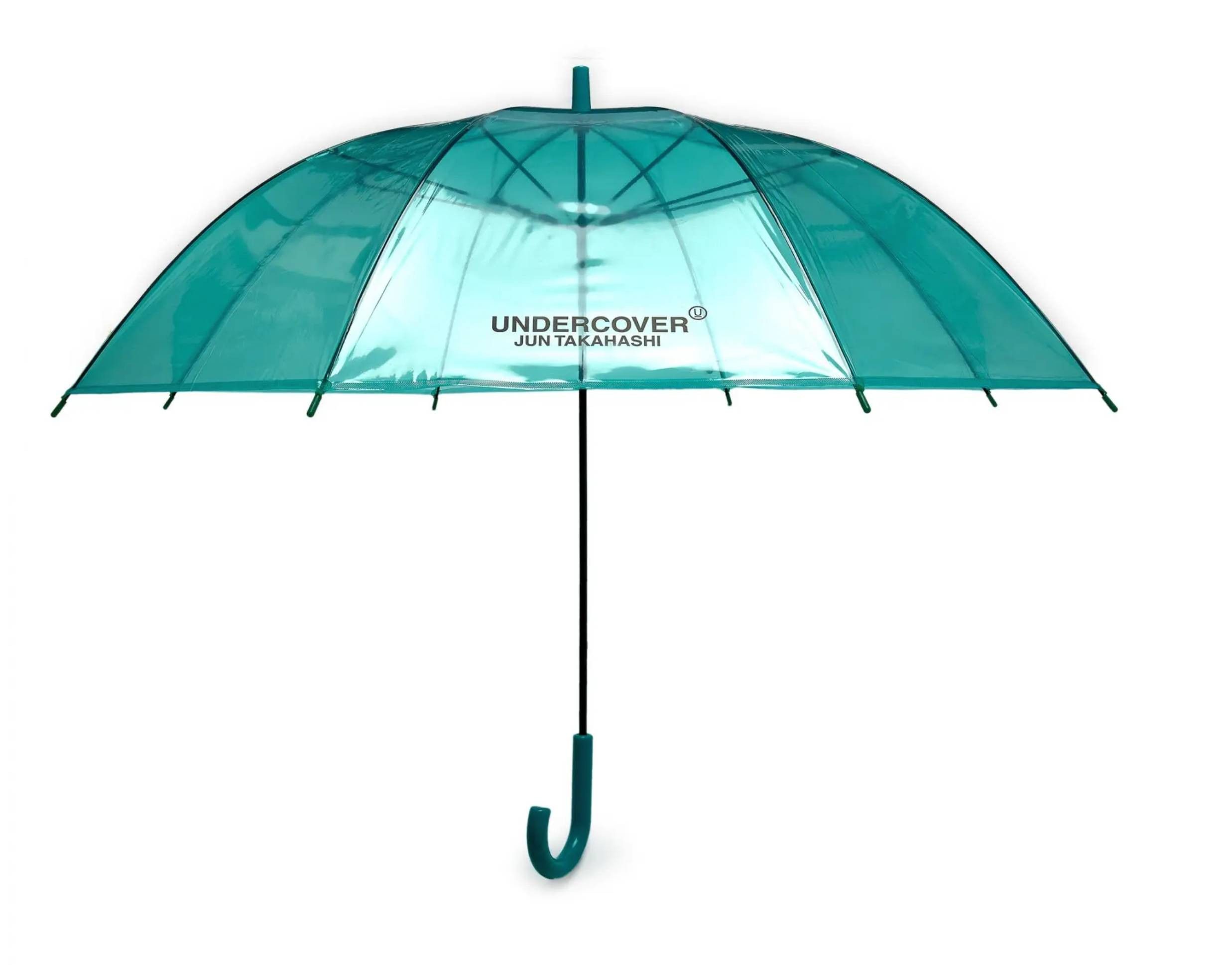image of Undercover Translucent Umbrella Pvc Green, Men's
