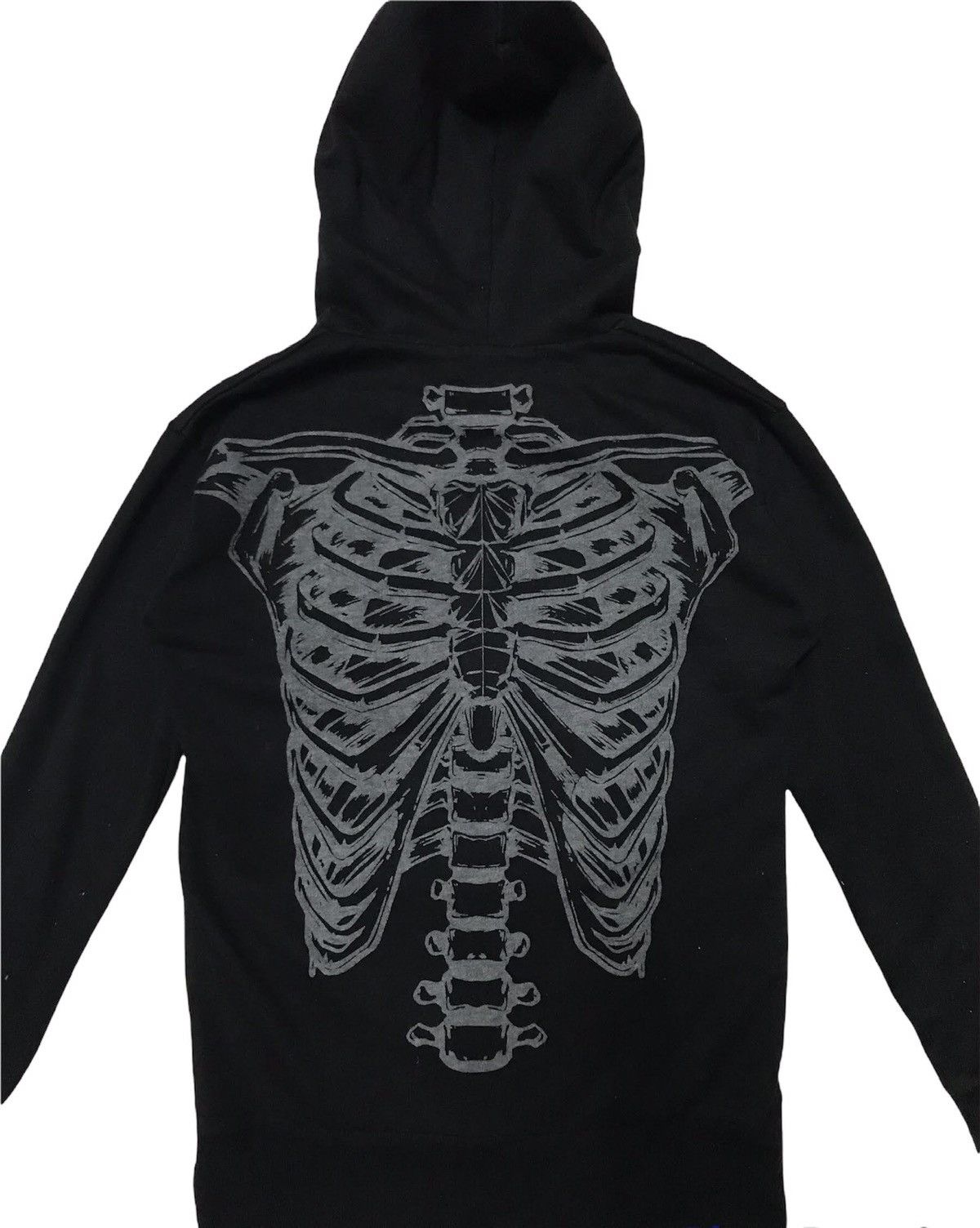 Japanese Brand STEAL💥 Backprint Skeleton Hoodie for Women by Gladnews Size S / US 4 / IT 40 - 2 Thumbnail
