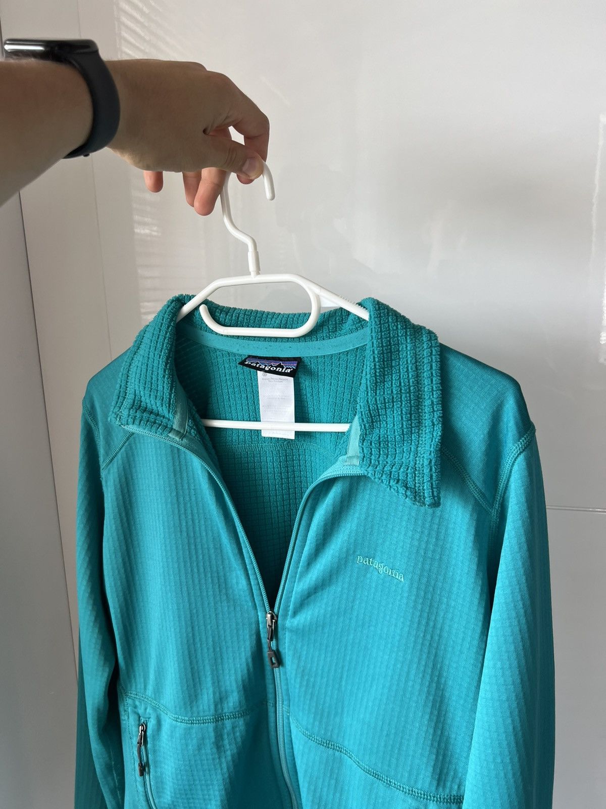 Patagonia Patagonia Polartec Gorpcore Knit Logo USA Fleece Zip Sweater Size L / US 10 / IT 46 - 25 Thumbnail