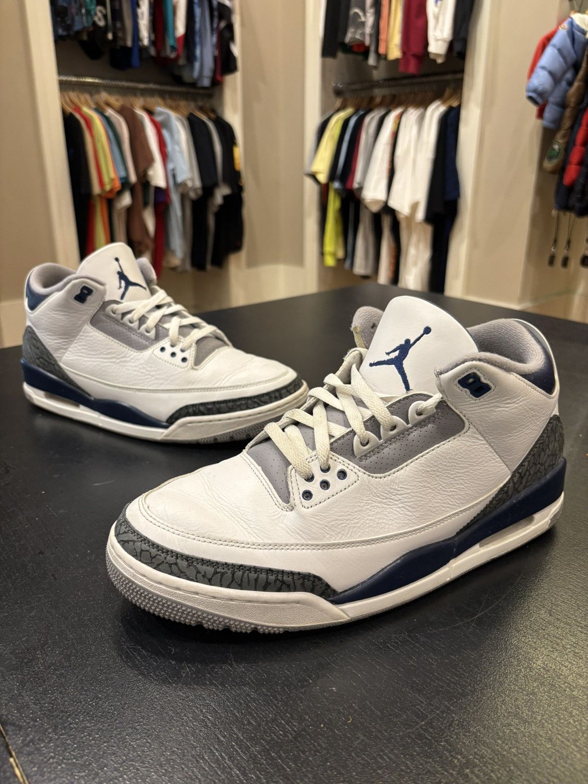 Jordan Brand Jordan 3 ‘Midnight Navy’ Size US 12 / EU 45 - 1 Thumbnail