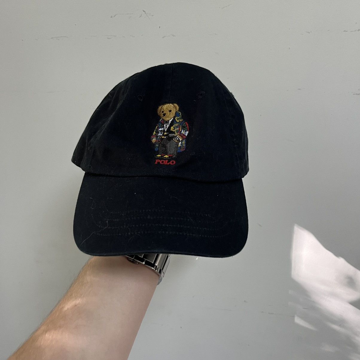 Polo Ralph Lauren × Vintage Polo Ralph Lauren Bear Cap Hat Size ONE SIZE - 1 Thumbnail