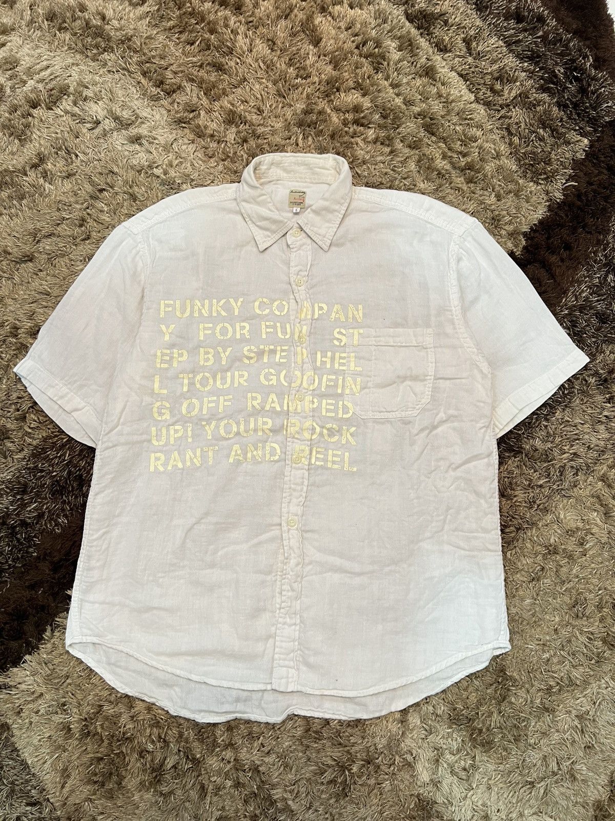 Japanese Brand Japanese Button Shirt Poem Size US L / EU 52-54 / 3 - 2 Thumbnail