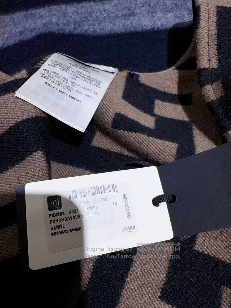 Fendi Fendi size 140x140cm Scarf Made of Wool and Silk Size ONE SIZE - 9 Thumbnail