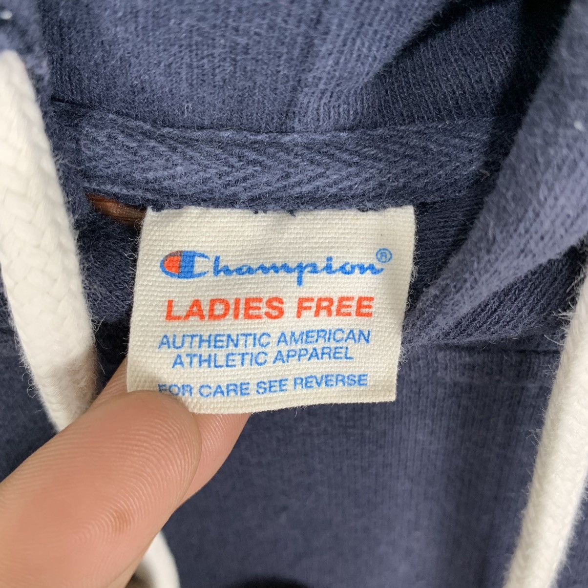 Champion × Vintage Vintage Champion Hoodie Sweatshirt Big Logo Size M / US 6-8 / IT 42-44 - 5 Thumbnail
