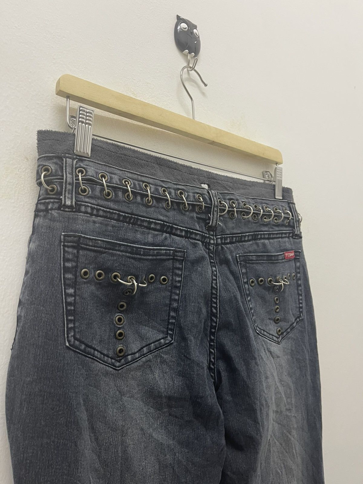 Japanese Brand Rare Vintage TOXK Jeans Punk Piercing Seditionaries Flare Size US 27 - 4 Thumbnail