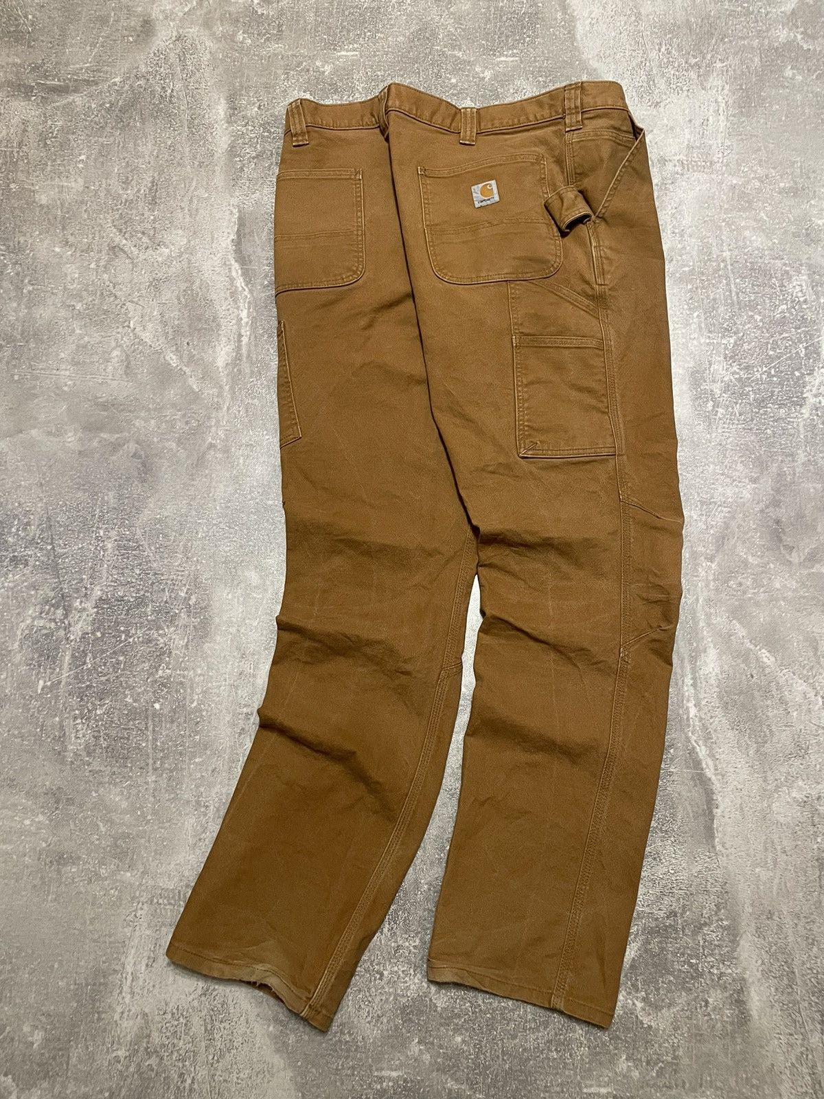 Carhartt Vintage Carhartt Carpenter Distressed Work Pants 38/34 Size US 38 / EU 54 - 1 Thumbnail