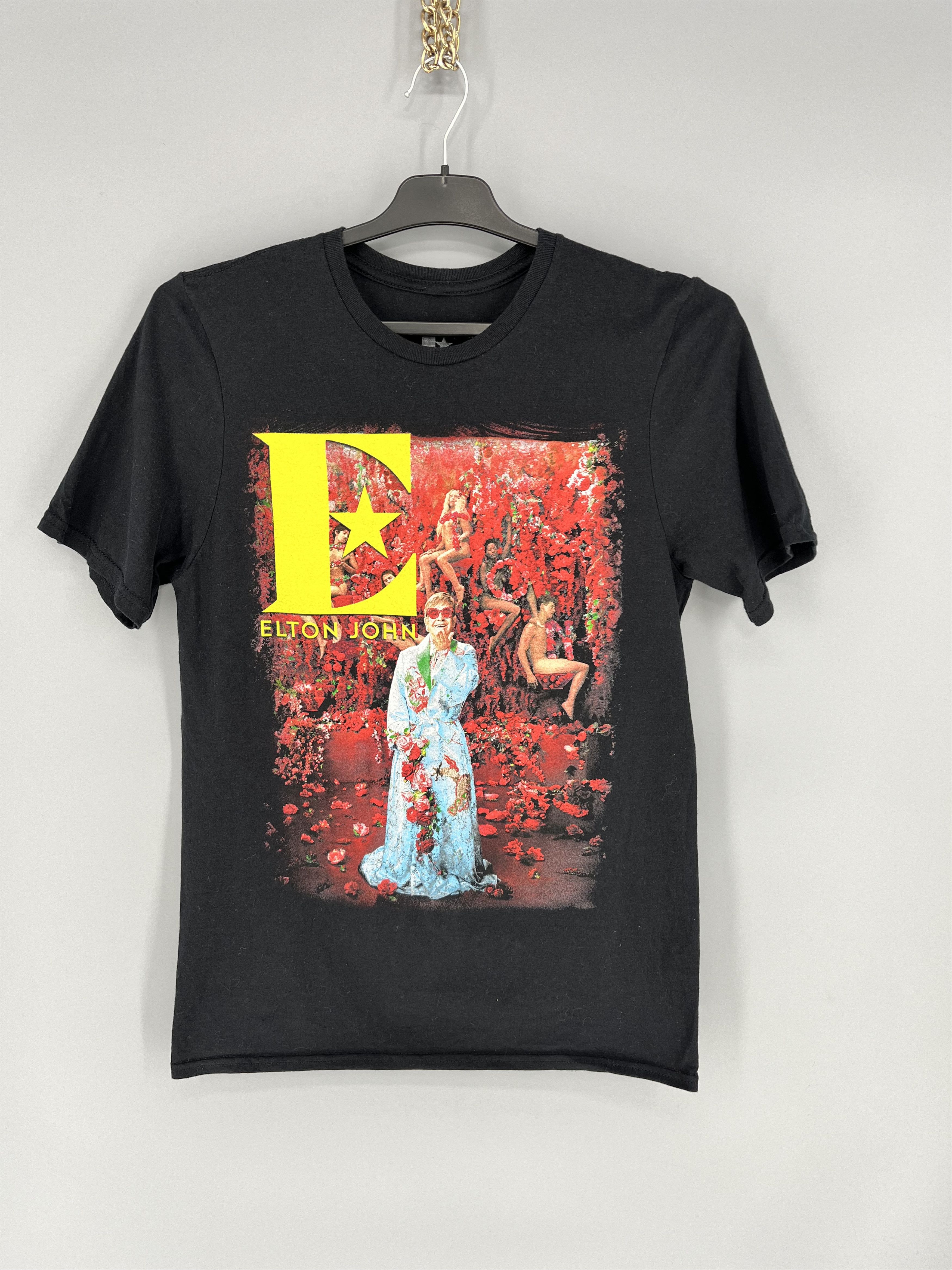 Band Tees × Vintage Vintage Elton John Rocket Man Promo T-shirt Size S Size US S / EU 44-46 / 1 - 1 Thumbnail