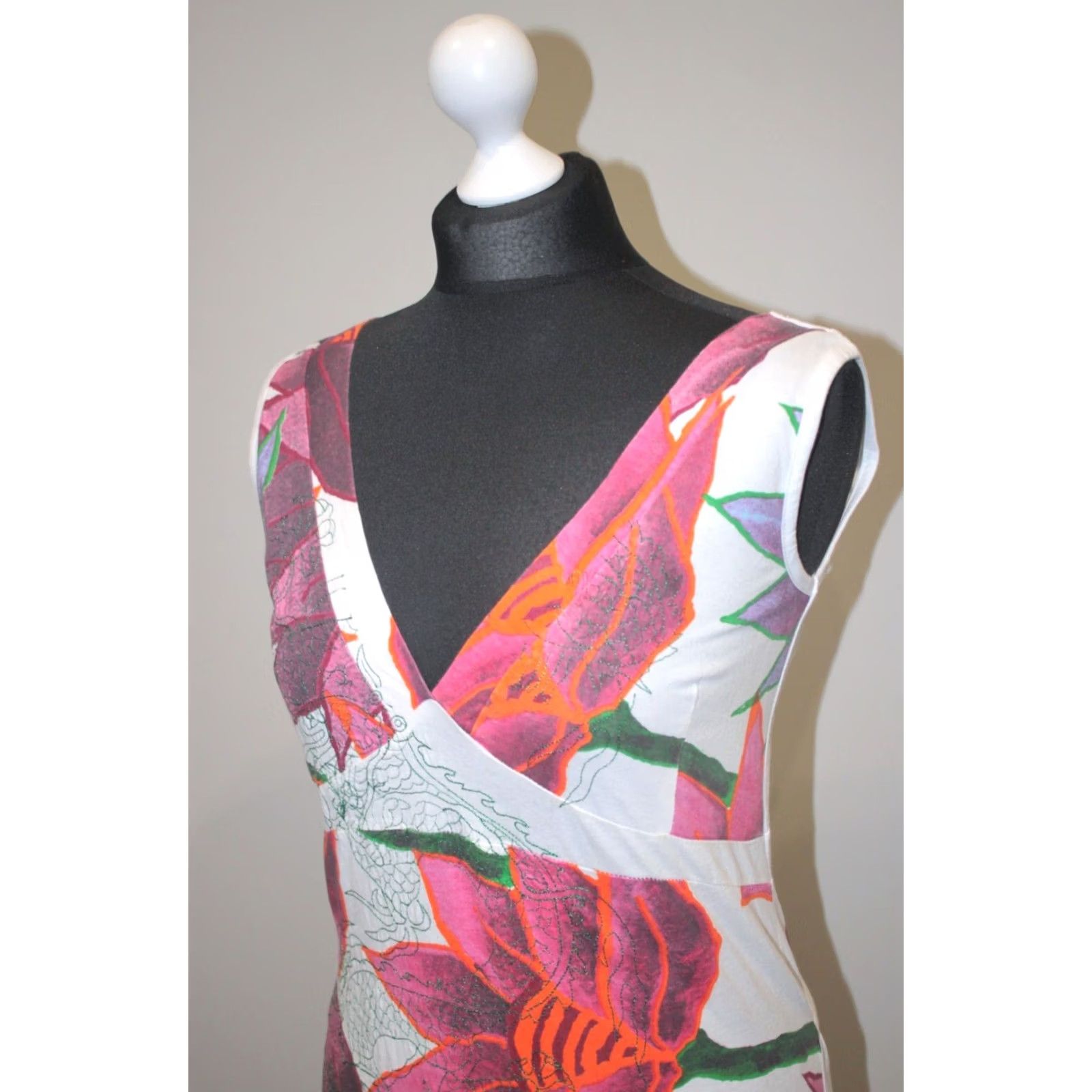 Desigual Desigual Dress Womens L Knee Length A-Line Multicoloured Desigual Dress L Womens Size L / US 10 / IT 46 - 2 Thumbnail