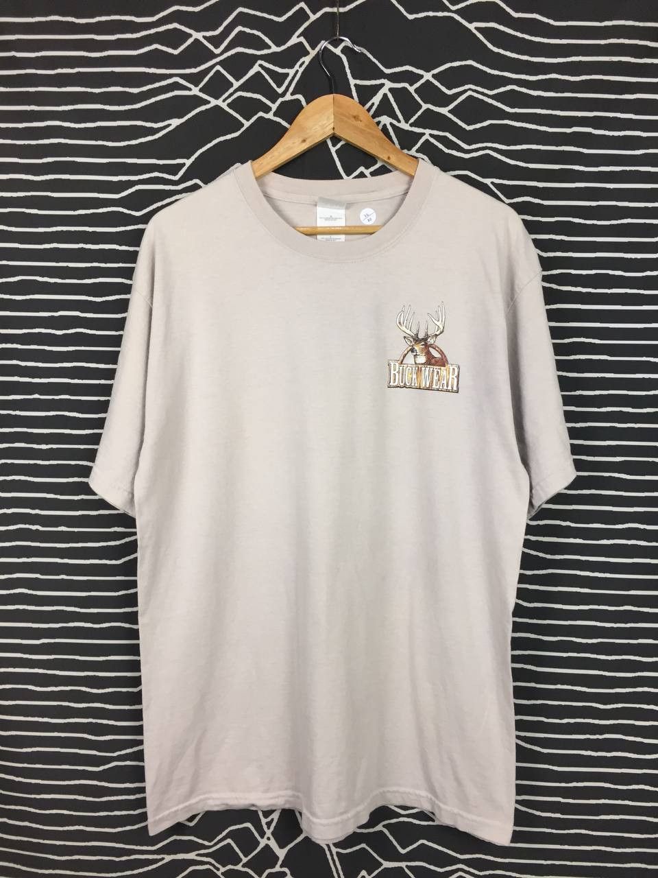 Hunter × Vintage Vtg 00s Buck Wear Place for Gods Creatures Hunting Tee Size US L / EU 52-54 / 3 - 5 Thumbnail