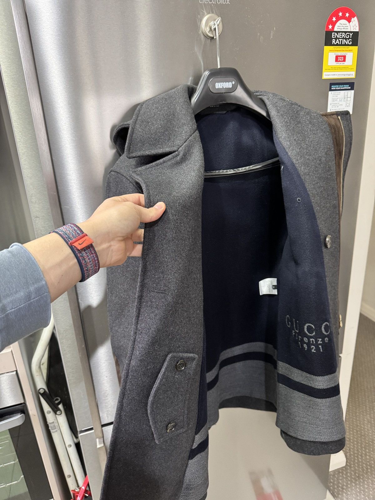 Gucci Firenze Men’s Military Coat Grey 50 268604 Z5104 Size US M / EU 48-50 / 2 - 20 Thumbnail