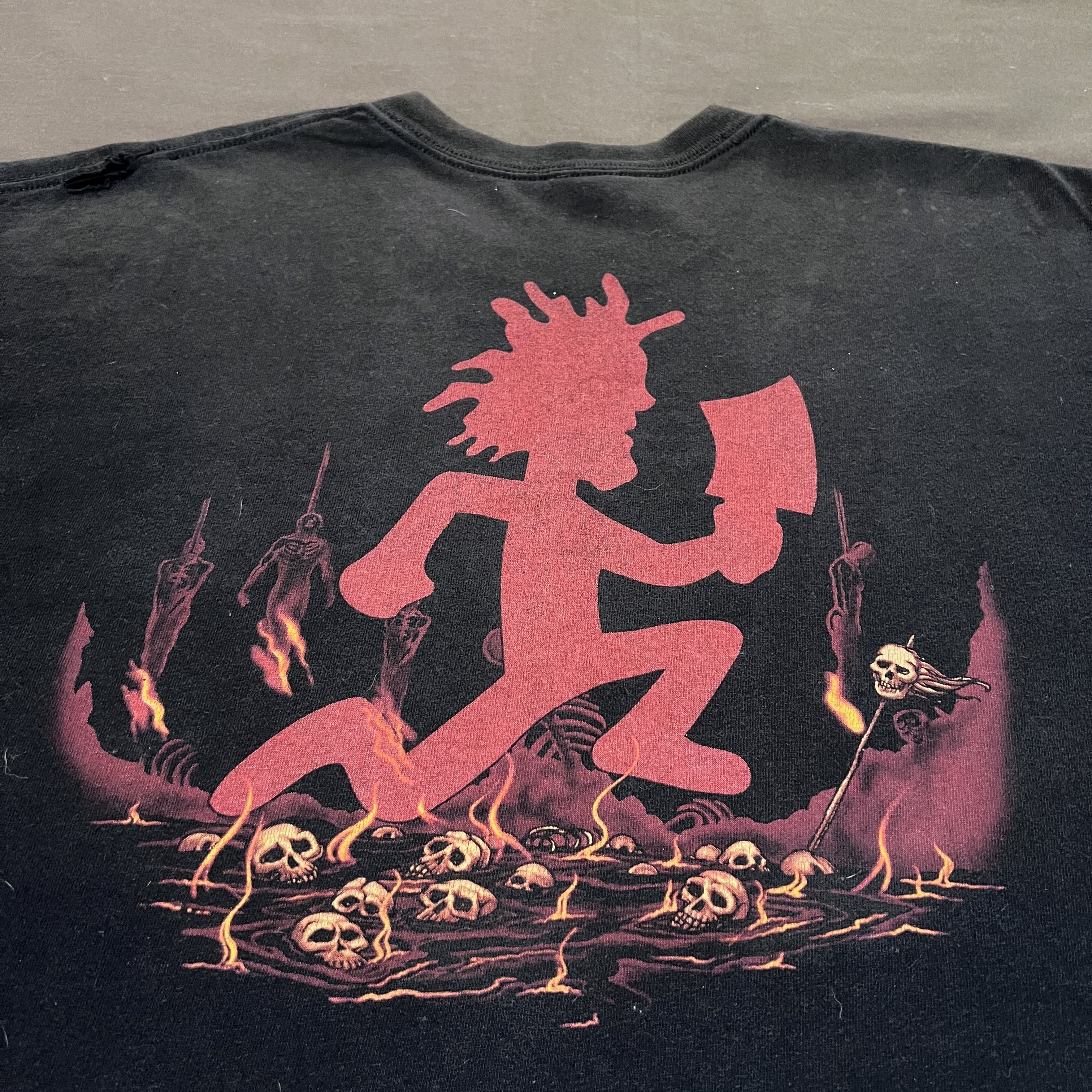 Band Tees Vintage Y2K Insane Clown Posse ICP Tee XL Faded Size US XL / EU 56 / 4 - 11 Thumbnail
