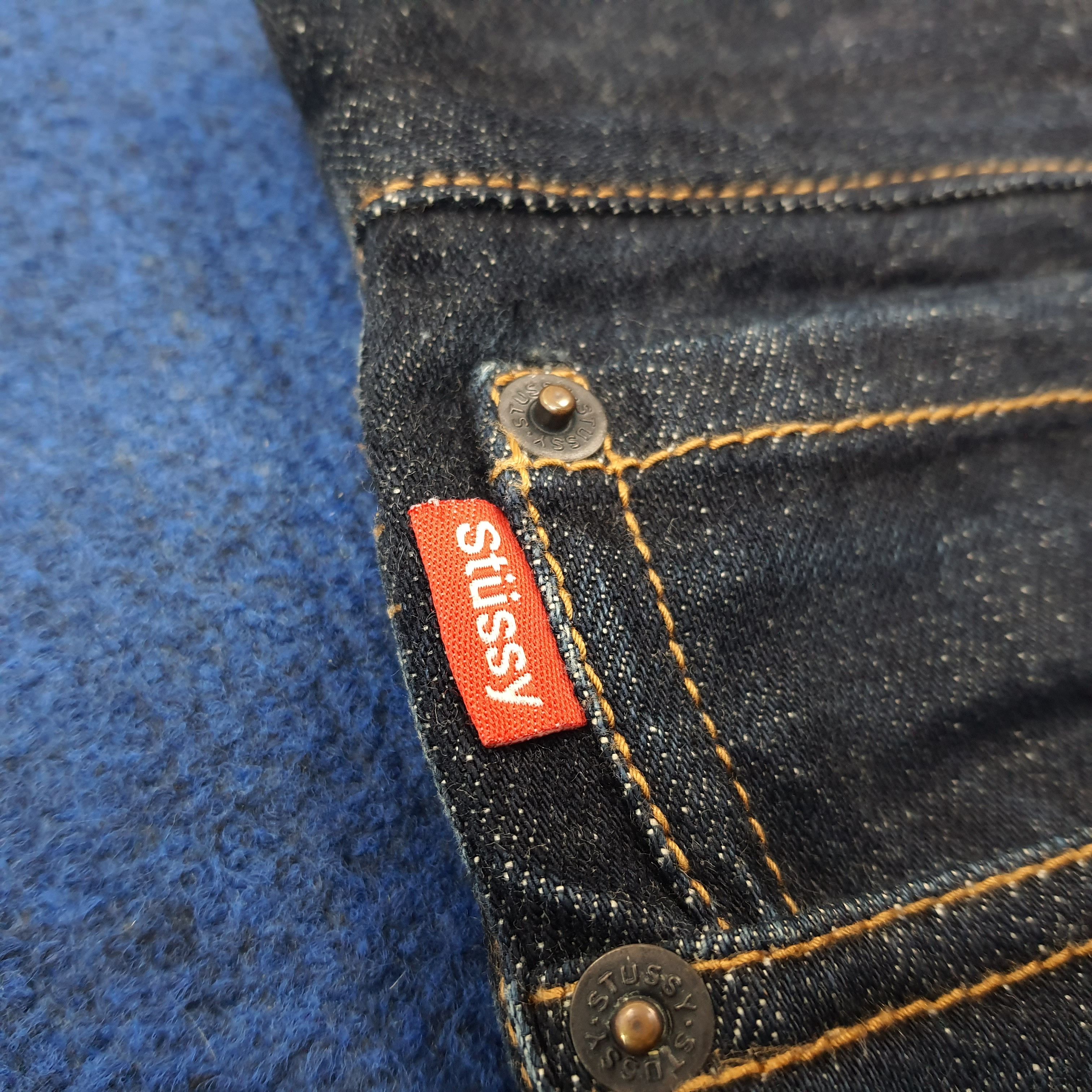 Stussy Vintage Stussy Rough Rugger Denim Custom Logo Jeans C272N25 Size US 30 / EU 46 - 7 Thumbnail