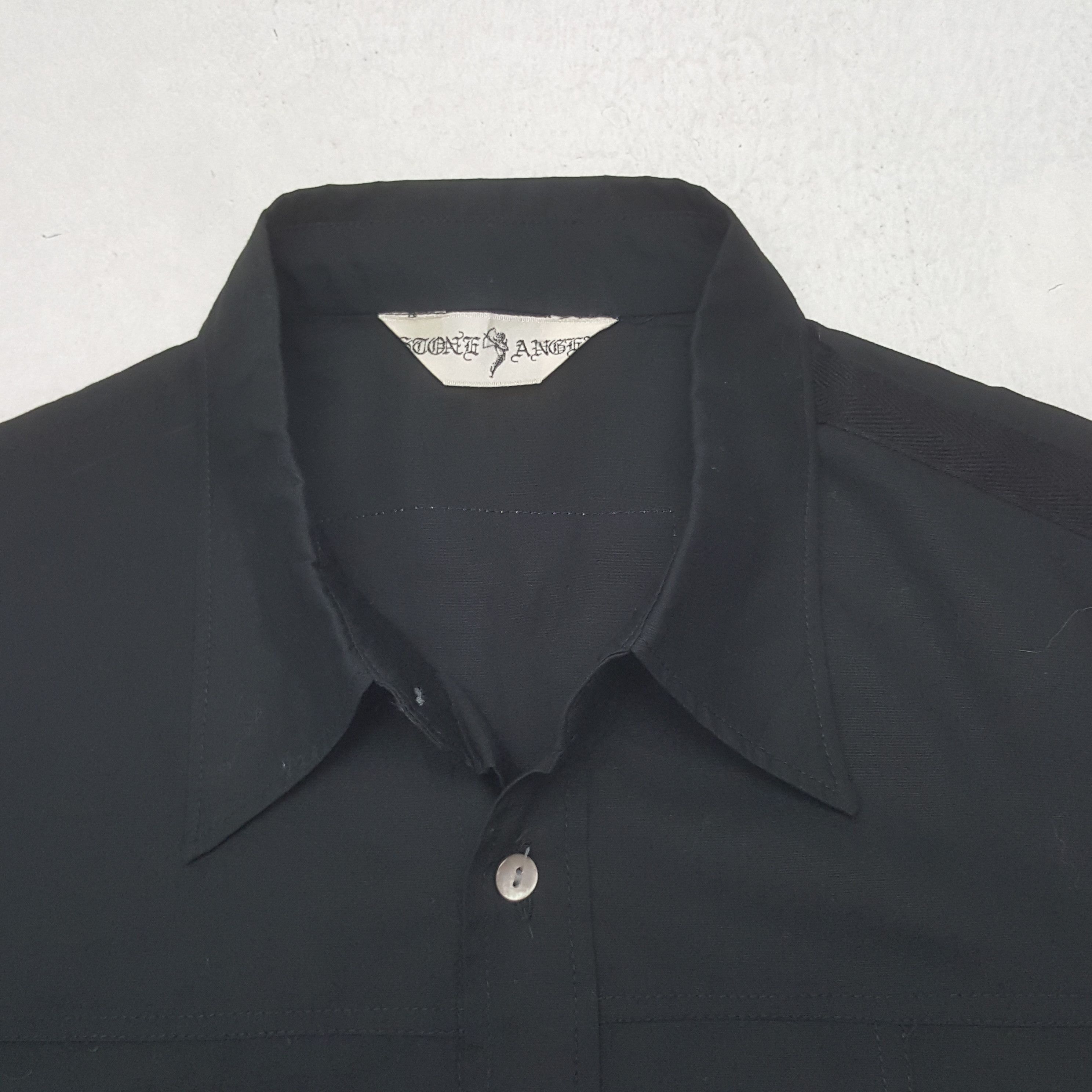 Other Vintage Stone Angel Skulls Heads Rare Shirt Button Up RR28 Size US S / EU 44-46 / 1 - 5 Thumbnail