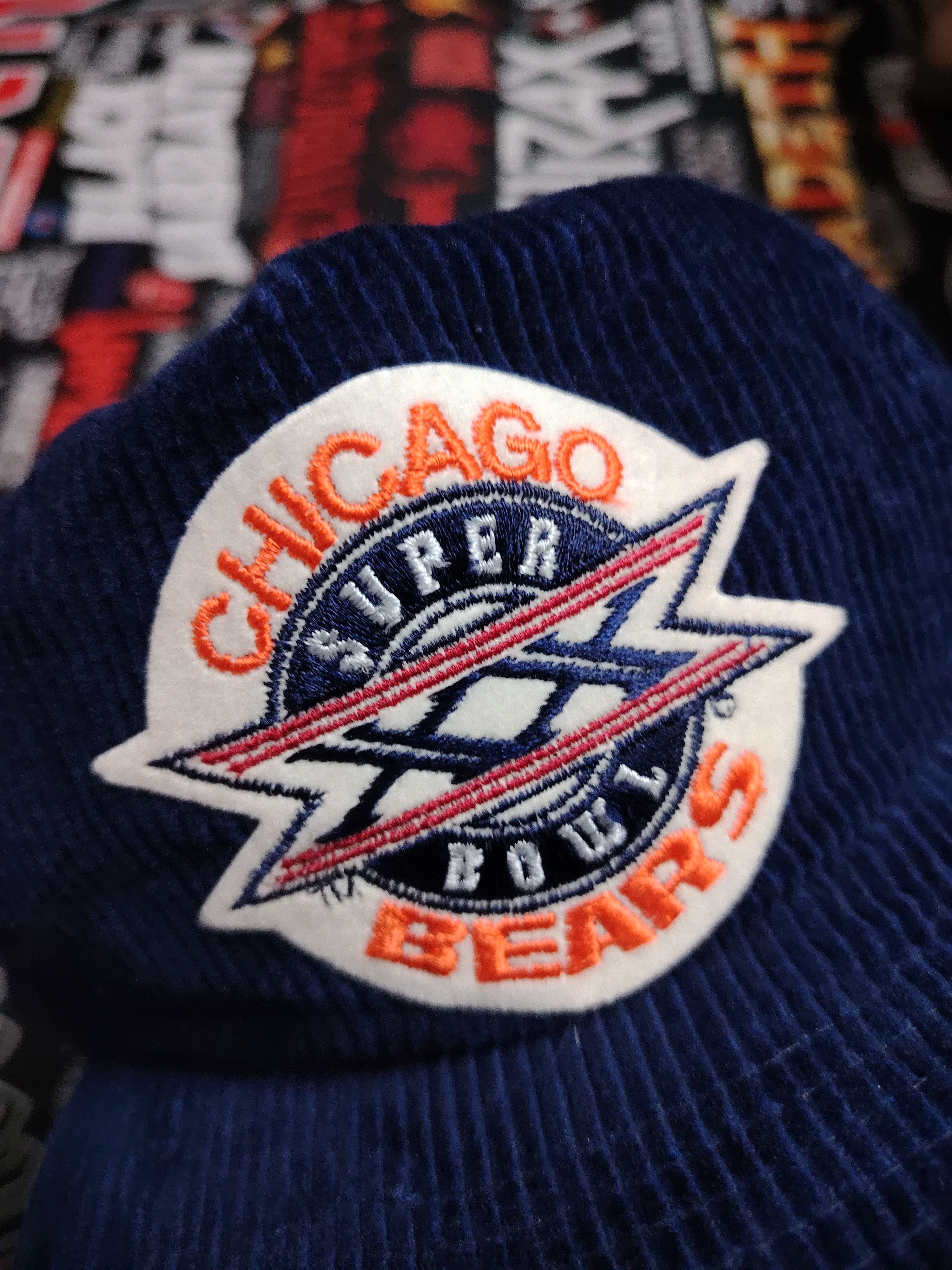 NFL × Sports Specialties × Vintage Vintage Chicago Bears Super Bowl XX Corduroy Hat Cap Size ONE SIZE - 2 Thumbnail