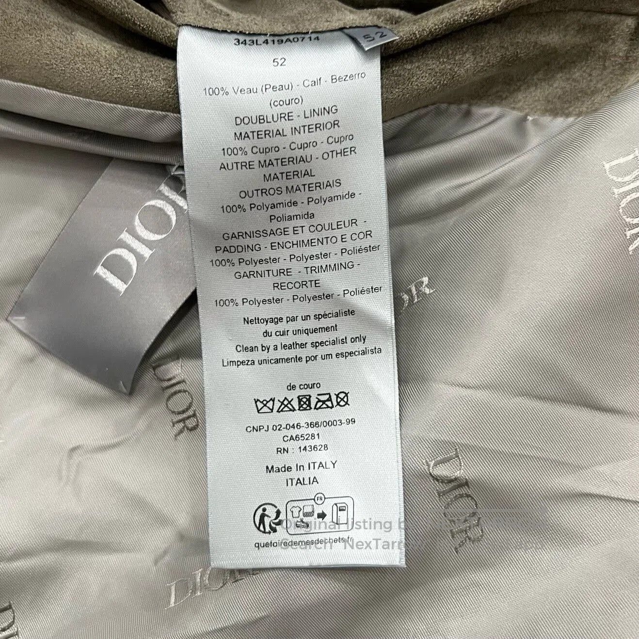 Dior dior suede patchwork logo bomber jacket. Size US L / EU 52-54 / 3 - 5 Thumbnail