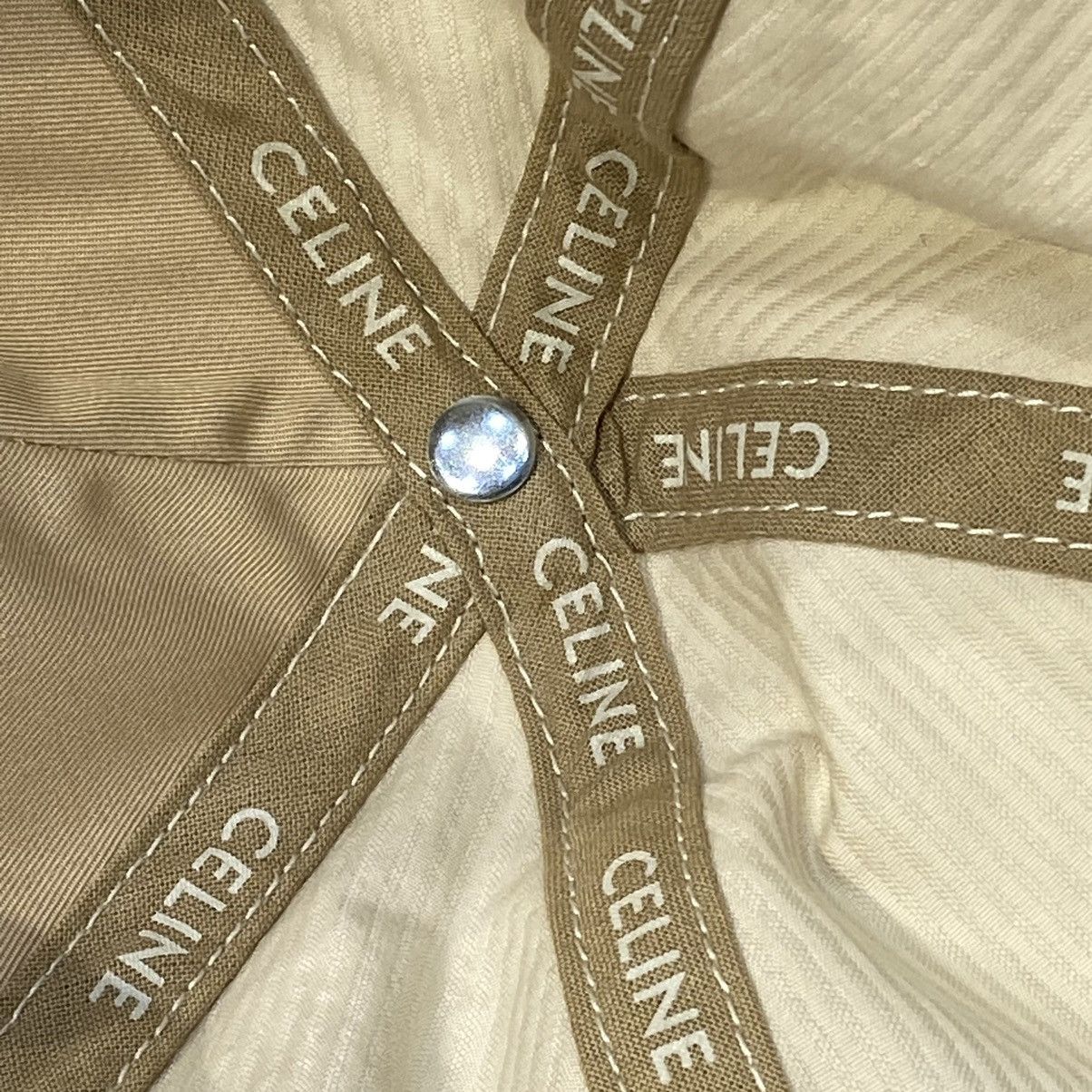 Celine CELINE Triomphe Baseball Cap In Cotton Size ONE SIZE - 5 Thumbnail