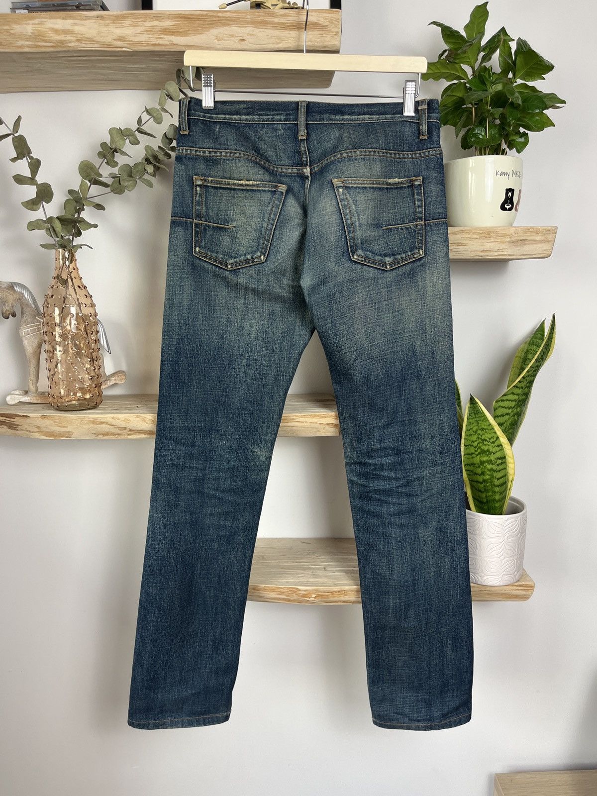 Dior Dior SS07 „Under my car" jeans by hedi slimane Size US 29 - 2 Thumbnail