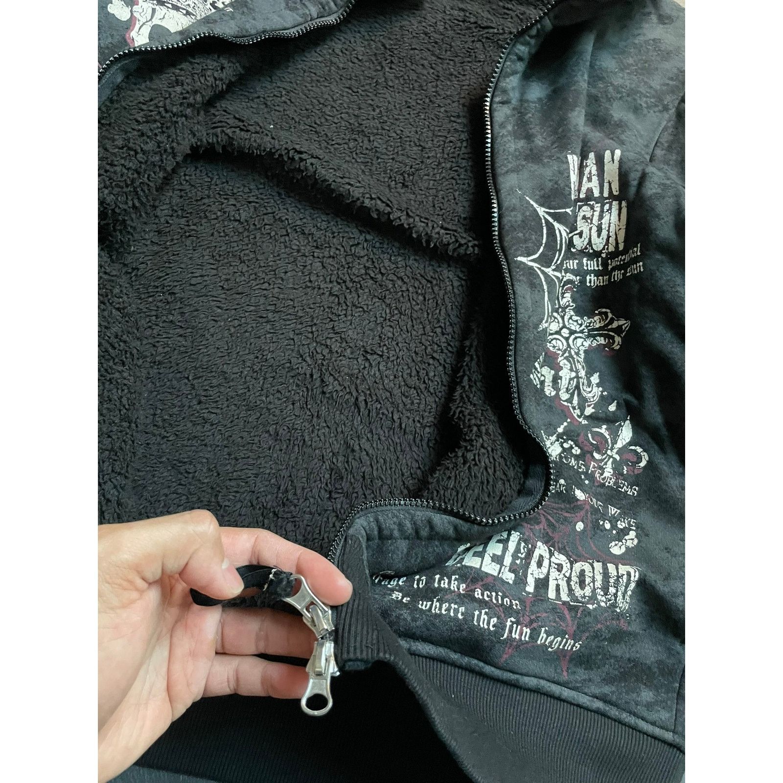 If Six Was Nine If Six Was Nine Japanese Brand Poem Zip Up Large Size US L / EU 52-54 / 3 - 4 Thumbnail