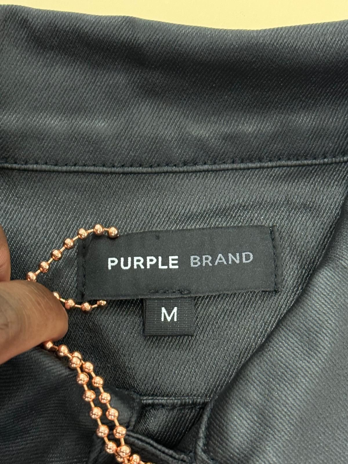 Purple Brand Purple Brand Black Film Trucker Jacket Size US M / EU 48-50 / 2 - 5 Thumbnail