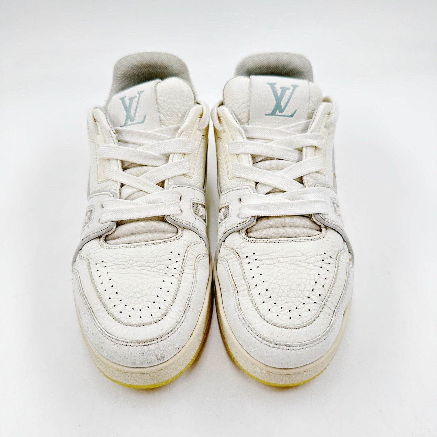 Louis Vuitton Louis Vuitton Trainer White Cement Sneakers Size US 6 / IT 36 - 1 Thumbnail