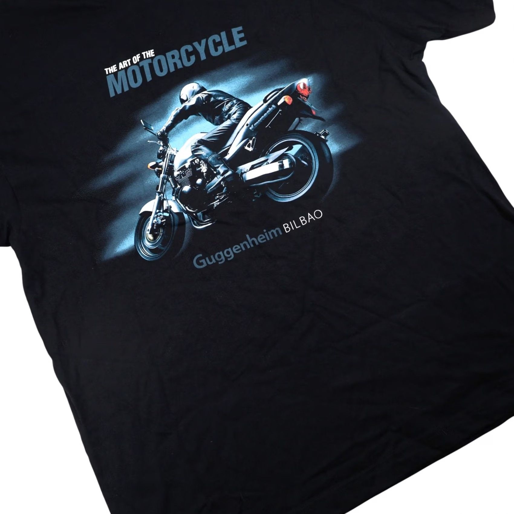 Vintage VINTAGE Guggenheim Bilbao Art of the Motorcycle Exhibition XL Graphic T Shirt Mens Black XL Graphic T Shirt Size US XL / EU 56 / 4 - 3 Thumbnail