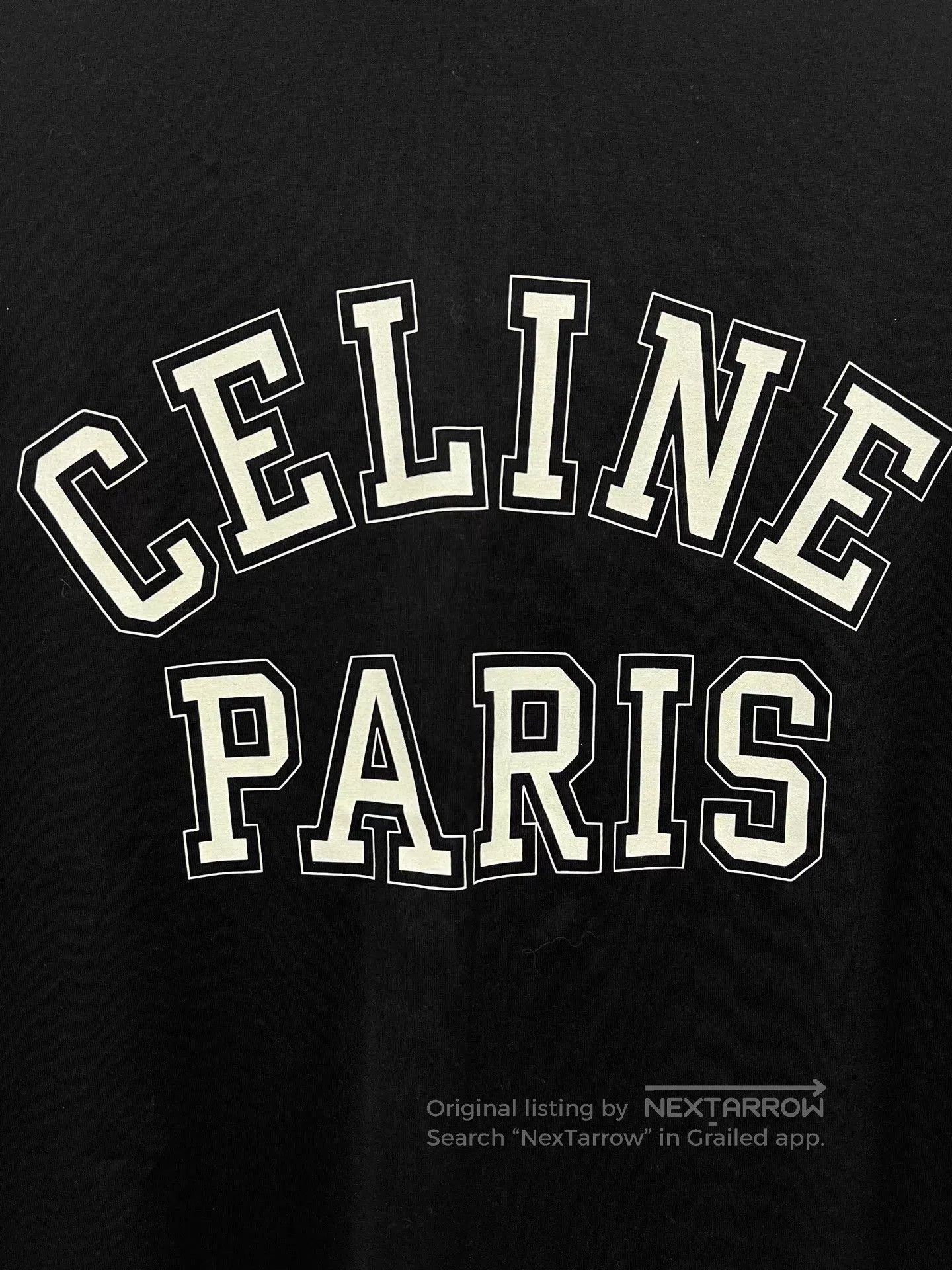 Celine Black Long Sleeve Graphic Print Shirt. Size US S / EU 44-46 / 1 - 3 Thumbnail