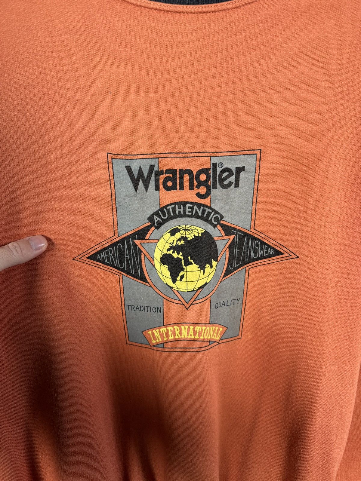 Wrangler Wrangler International Authentic Vintage Sweatshirt Size L Size US L / EU 52-54 / 3 - 6 Thumbnail