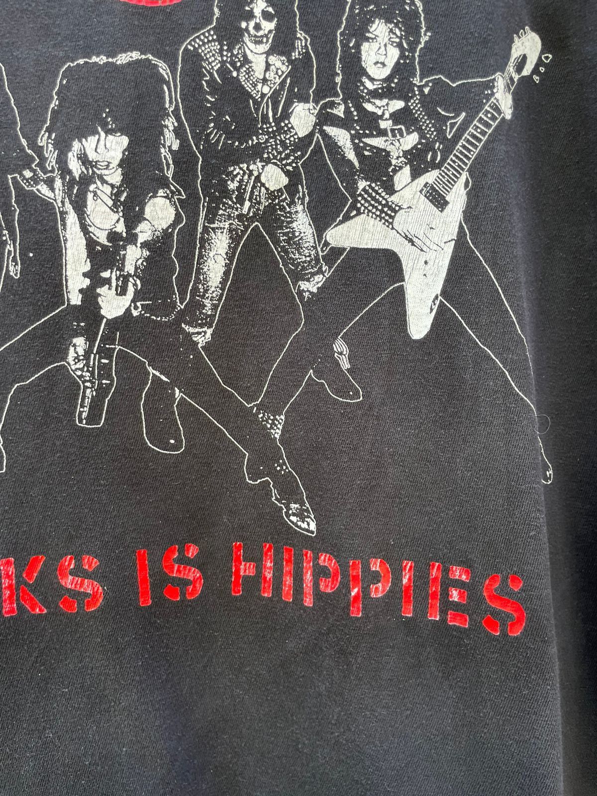 Band Tees GISM PUNK IS HIPPIES 80s Size US L / EU 52-54 / 3 - 4 Thumbnail