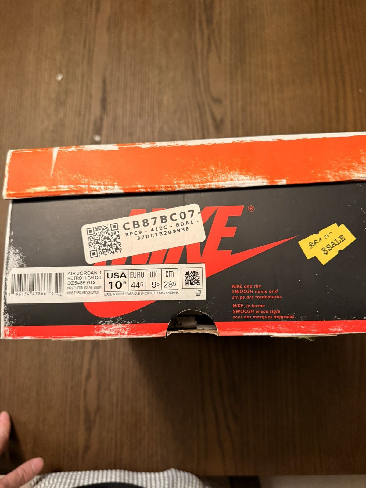 Jordan Brand Jordan 1 Chicago Lost & Found Size US 10.5 / EU 43-44 - 10 Thumbnail