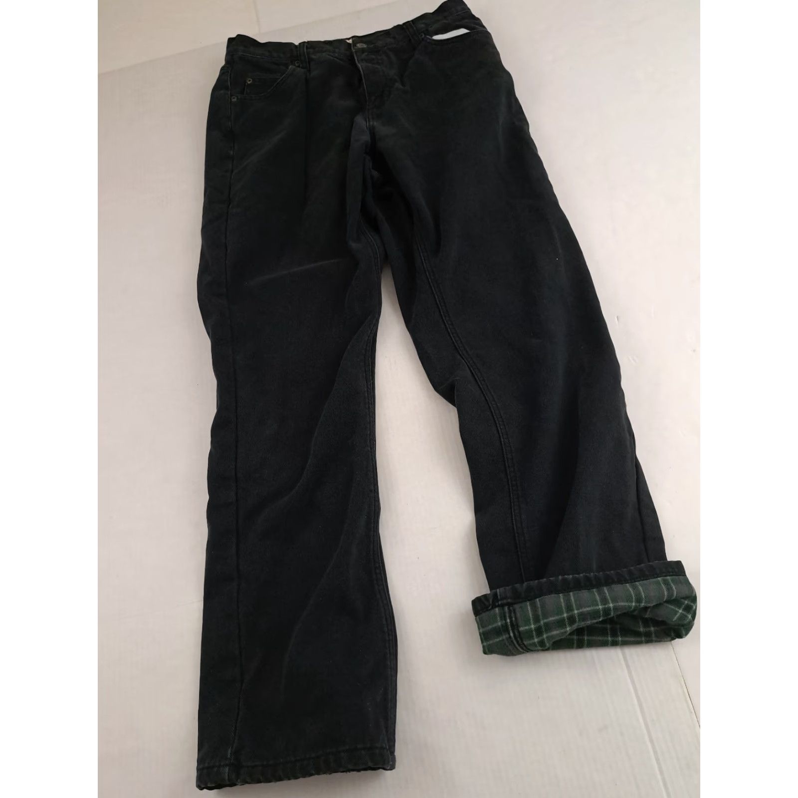Vintage VINTAGE Red Head Work Pants Black 34-34 Insulated Cotton Canvas Cargo Pocket Straight Leg 31 Inseam Mens Size US 34 / EU 50 - 4 Thumbnail