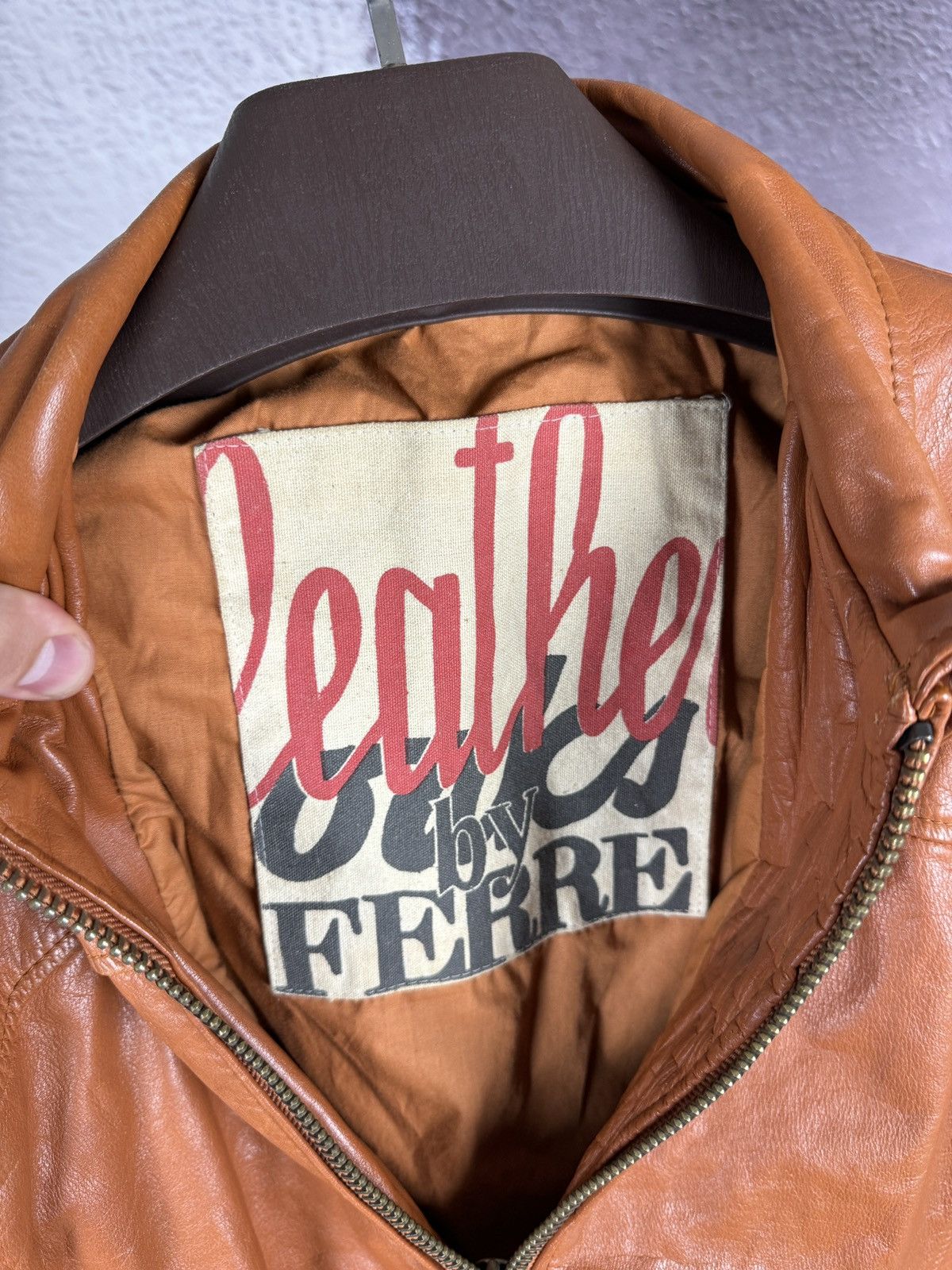 GF Ferre Vintage Leather Oaks by Gianfranco Ferre leather jacket rare Size US M / EU 48-50 / 2 - 17 Thumbnail