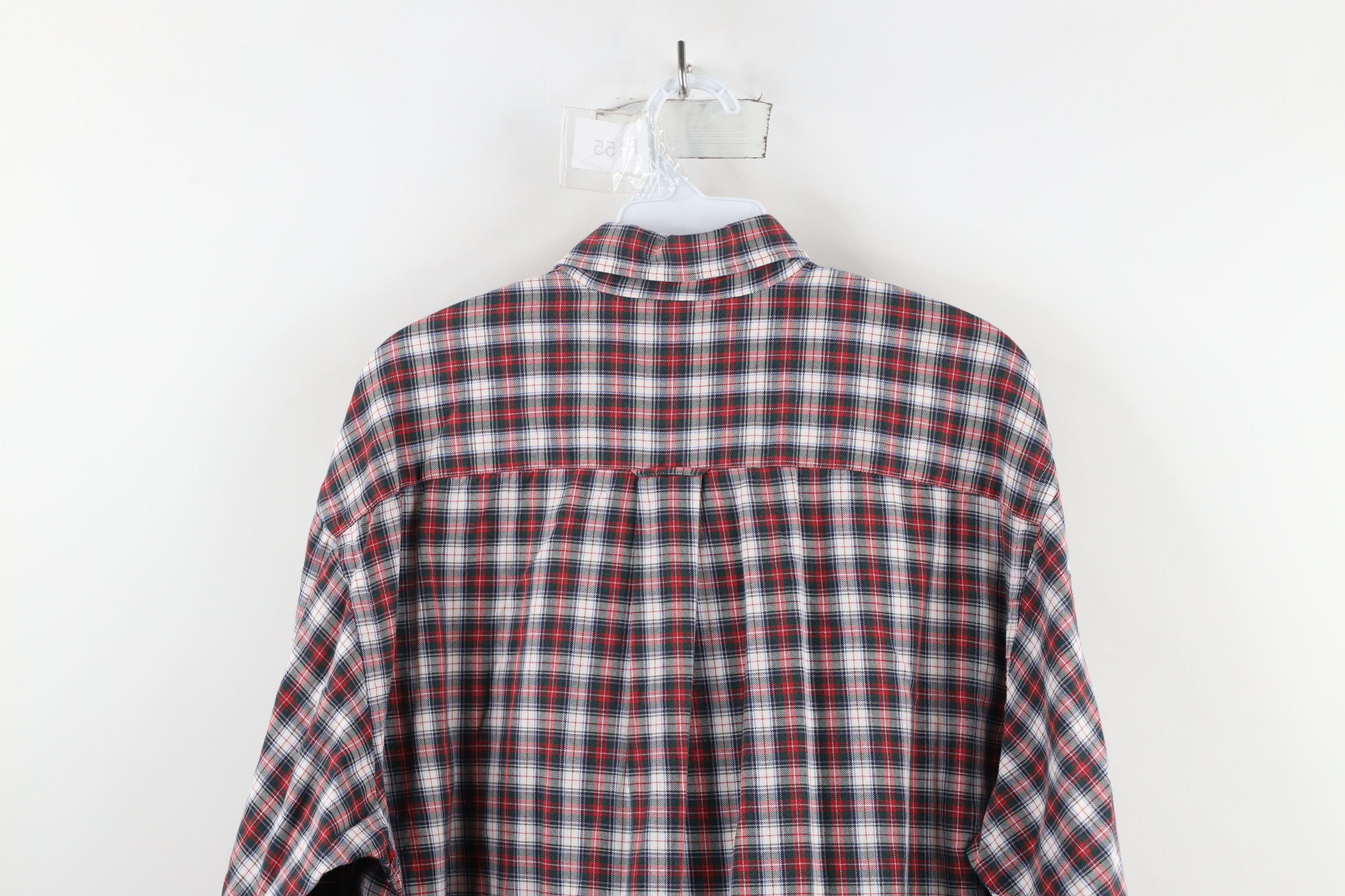 Nautica × Vintage Vintage 90s Nautica Flannel Collared Button Down Shirt Size US M / EU 48-50 / 2 - 9 Thumbnail