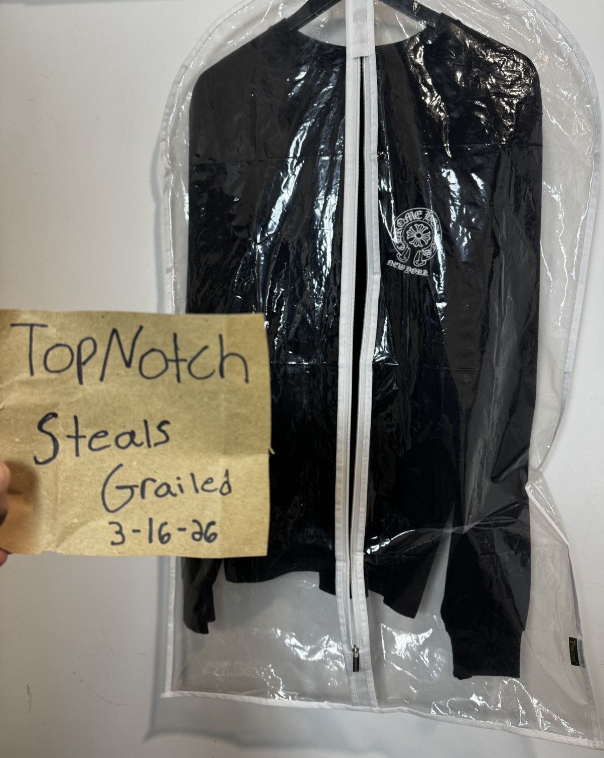 Chrome Hearts Chrome Hearts New York Exclusive Horseshoe Logo Long Sleeve Size US L / EU 52-54 / 3 - 1 Thumbnail