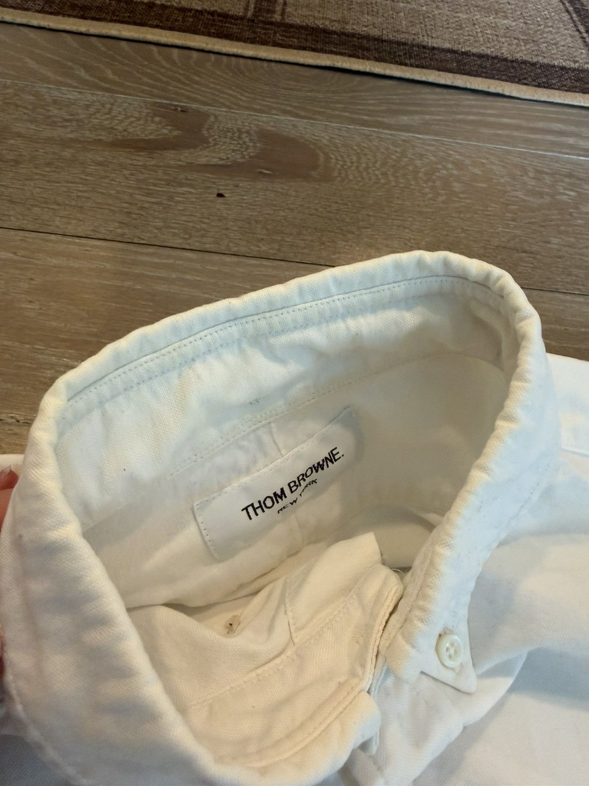 Thom Browne Thom Browne White Oxford Size US S / EU 44-46 / 1 - 4 Thumbnail