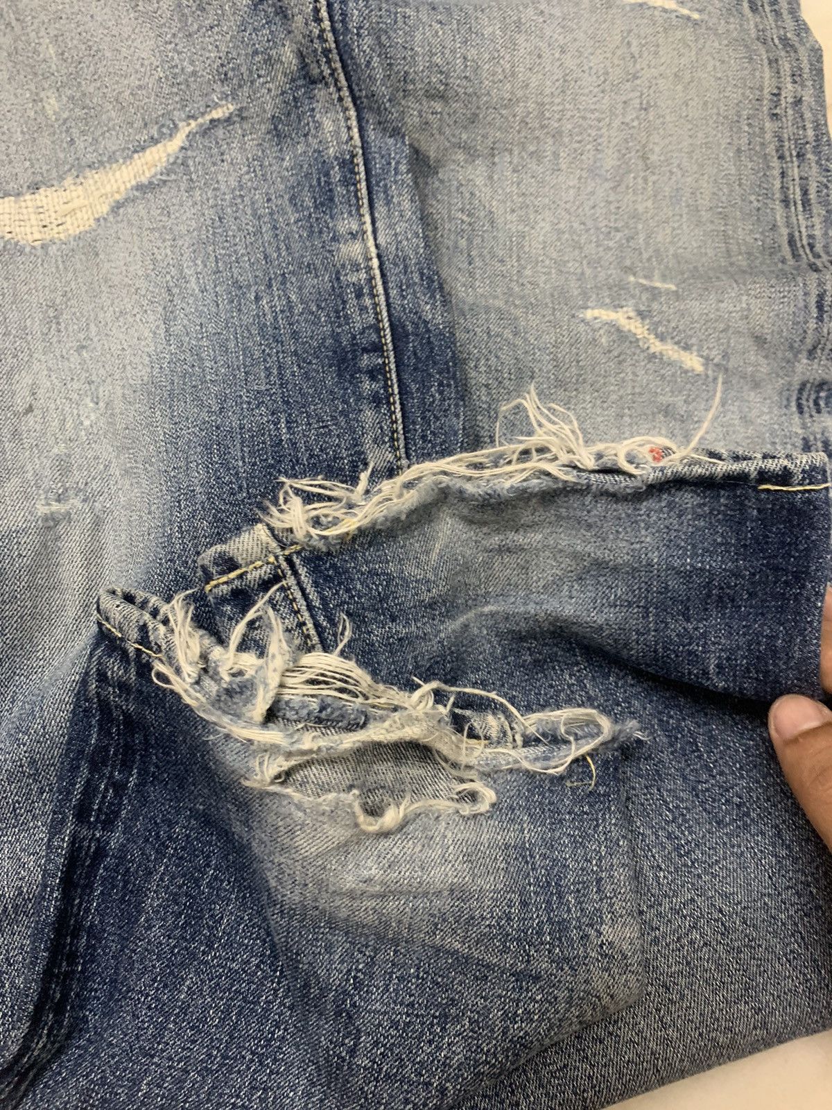 Kapital Kapital distressed selveged denim Size US 28 / EU 44 - 17 Thumbnail