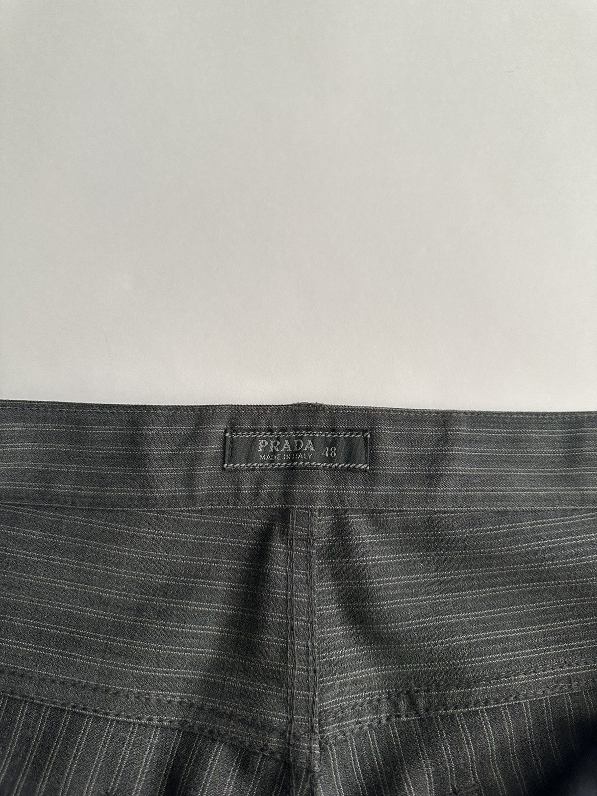Prada Prada Early 2000’s 5 Pocket Striped Wool Pants Size US 32 / EU 48 - 9 Thumbnail