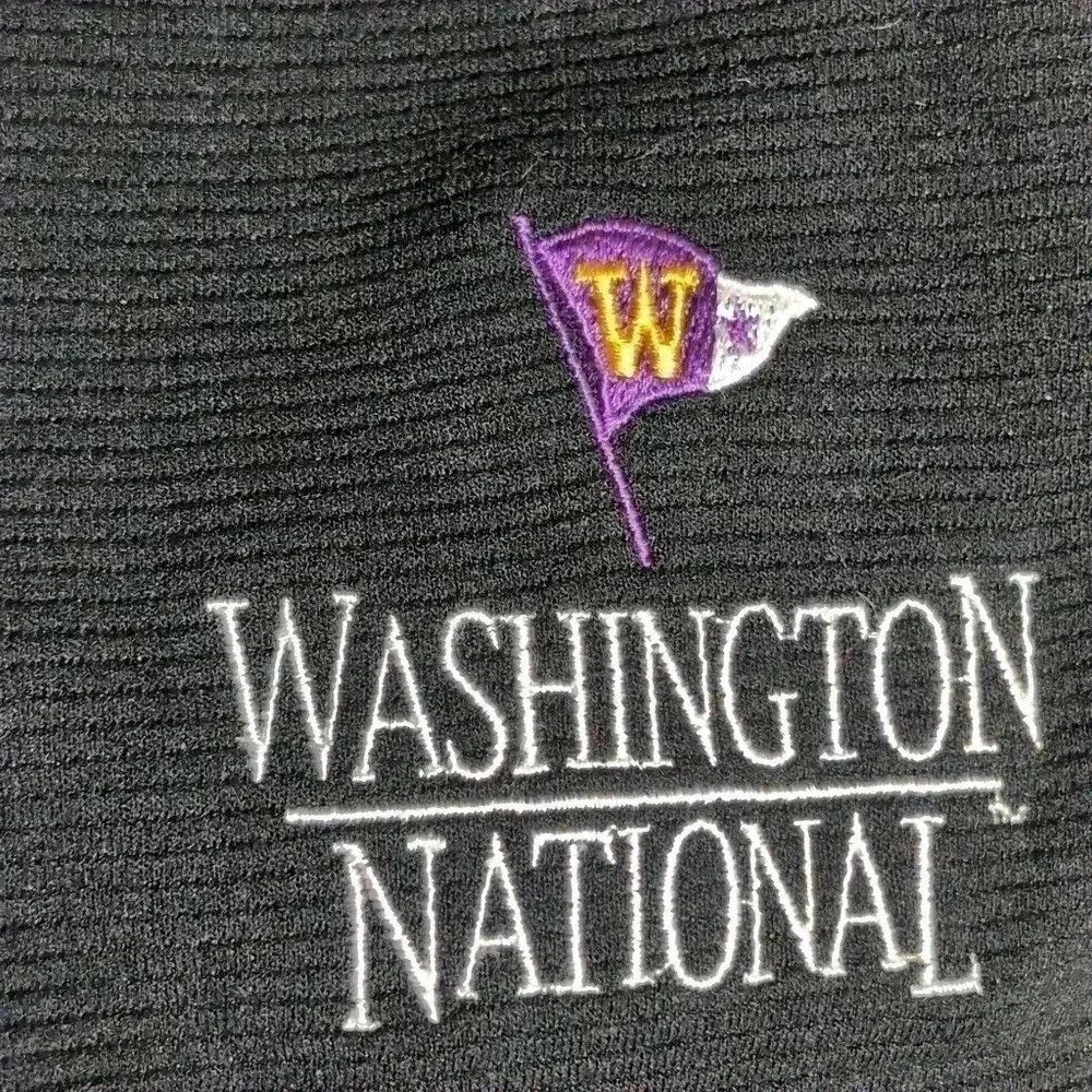 Port Authority Stewart Golf Washington National Black Polo Shirt PA Size US L / EU 52-54 / 3 - 4 Thumbnail