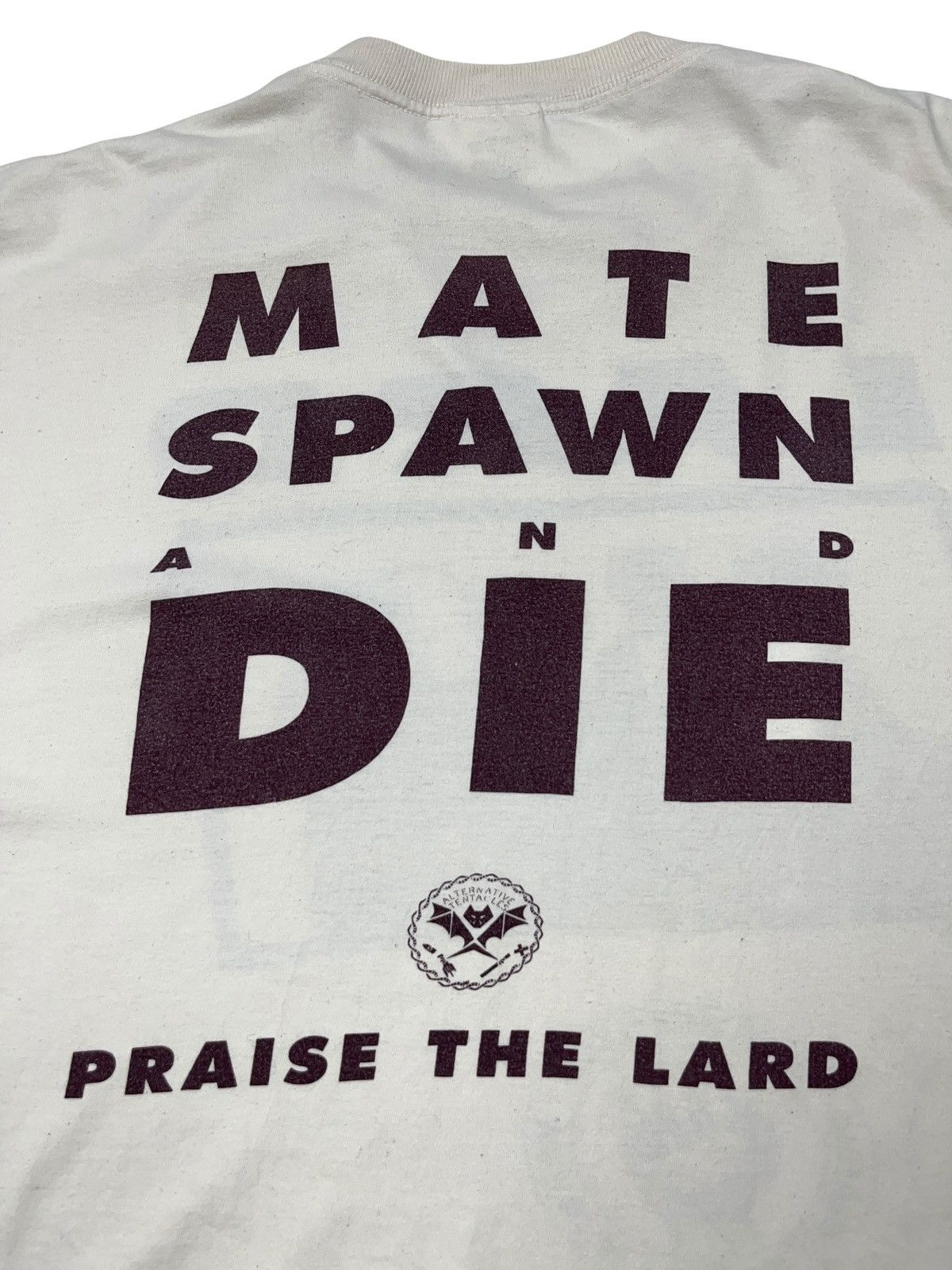Band Tees Vintage 90s Lard Mate Spawn And Die Alternative Tentacles T Size US XL / EU 56 / 4 - 8 Thumbnail